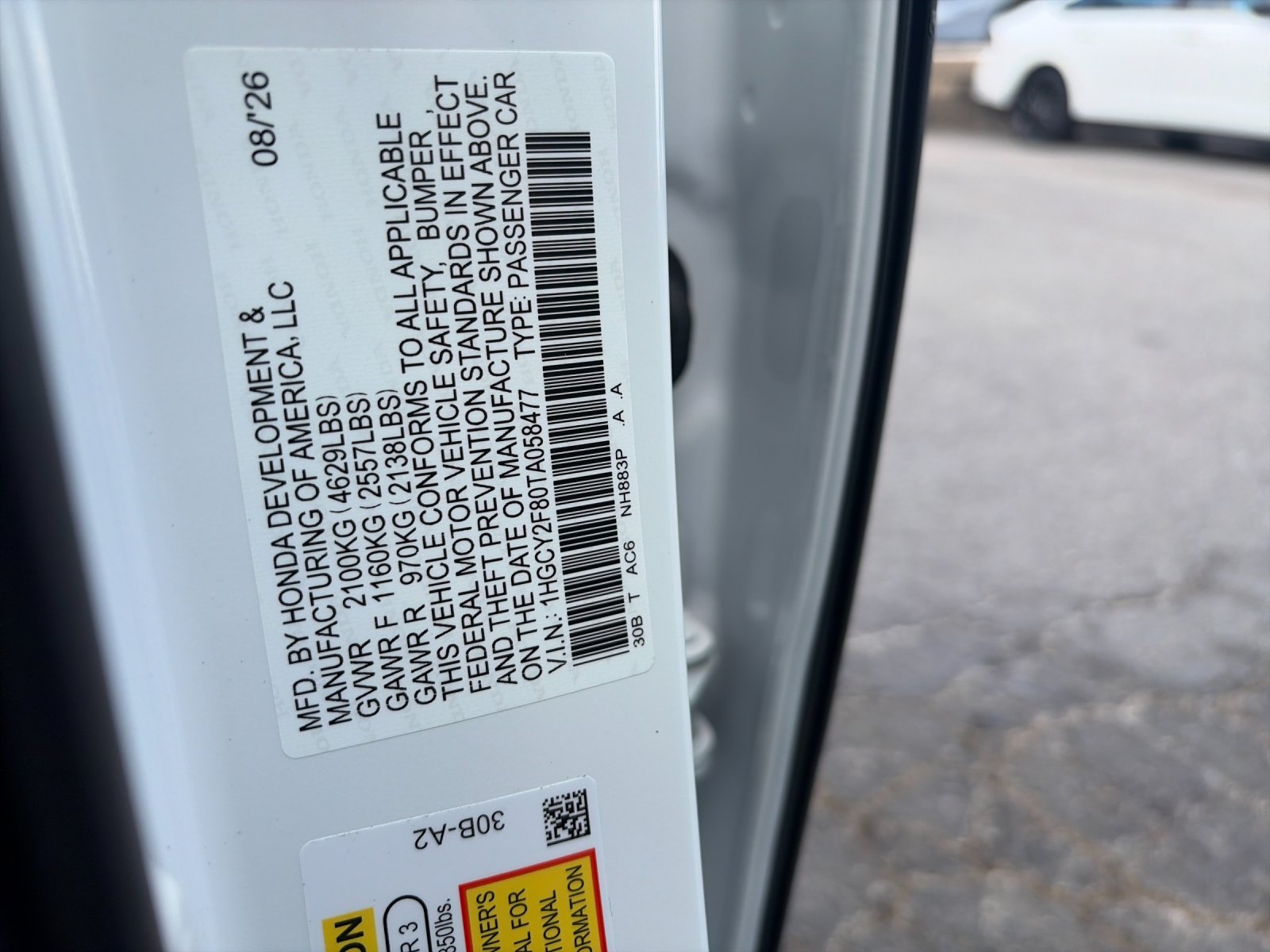 New 2026 Platinum White Pearl Honda Touring Hybrid image 34