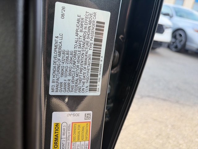 New 2026 Meteorite Gray Metallic Honda SE image 33
