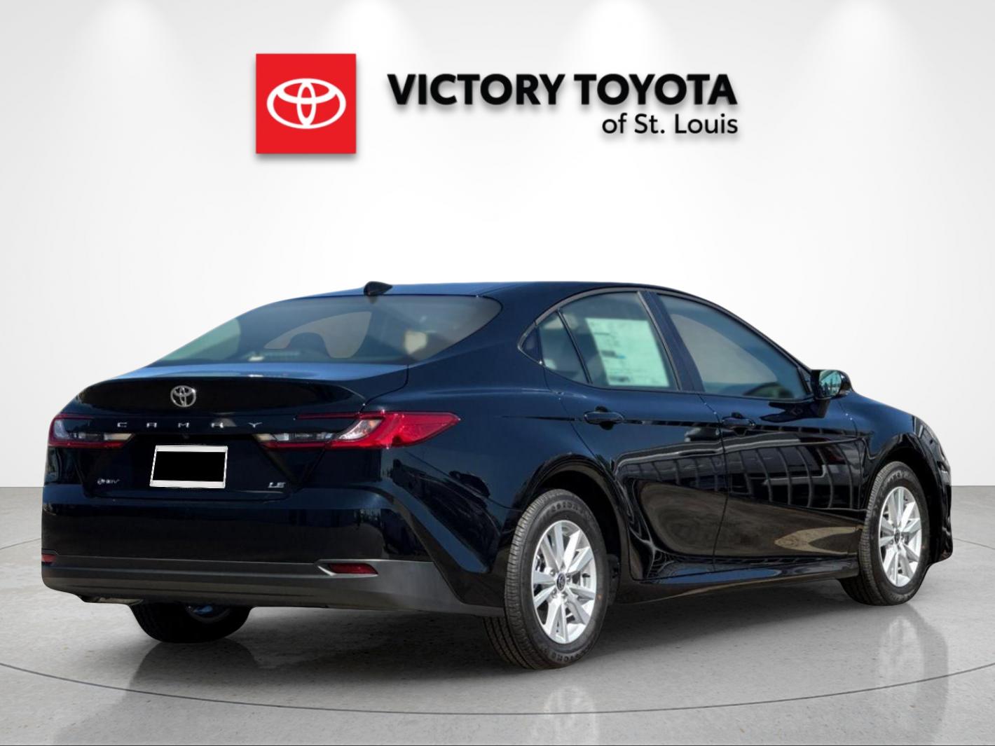 New 2026 Midnight Black Metallic Toyota LE image 3