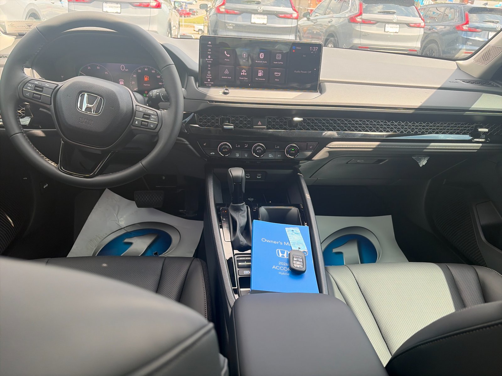 New 2026 Urban Gray Pearl Honda EX-L Hybrid image 16