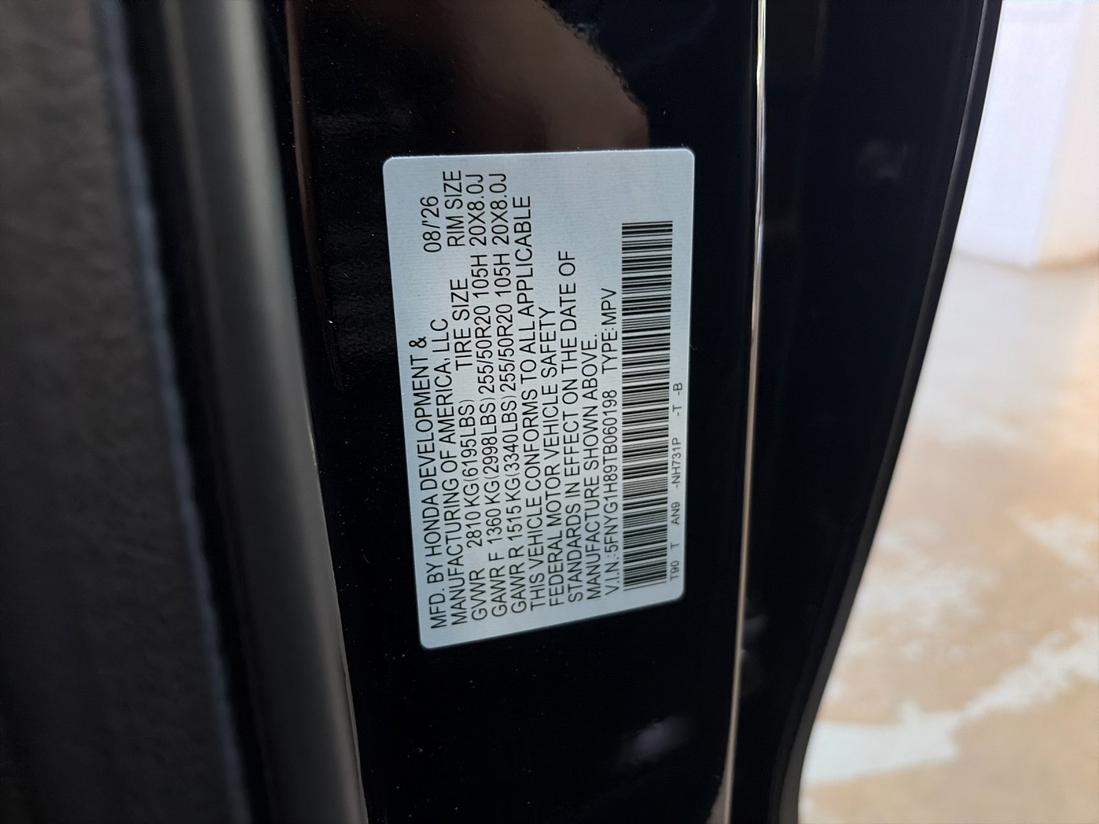 New 2026 Crystal Black Pearl Honda AWD Elite image 36