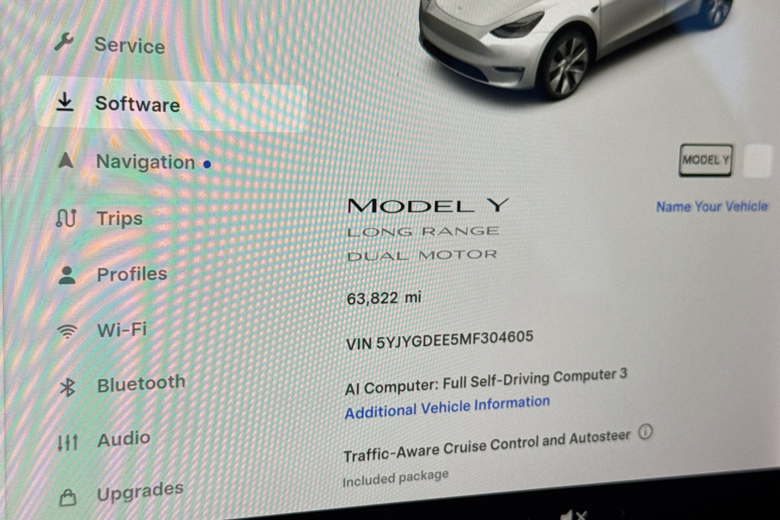 Used 2021 Pearl White Multi-Coat Tesla Long Range image 11