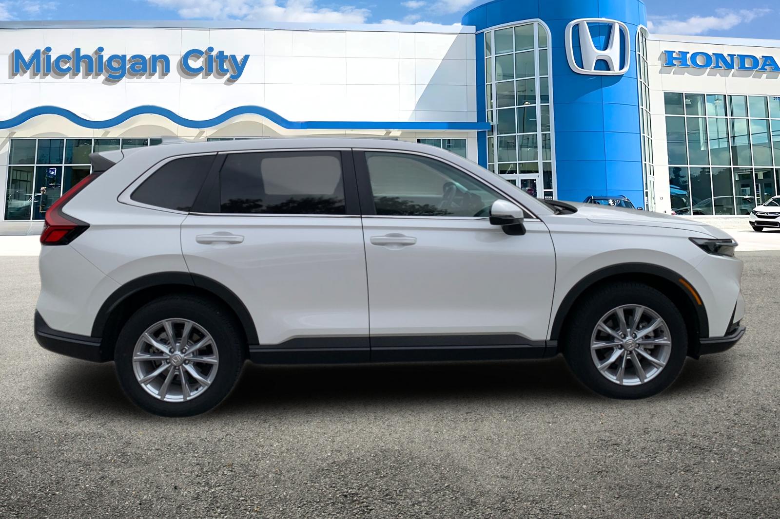 Certified Used 2025 Platinum White Pearl Honda EX image 6