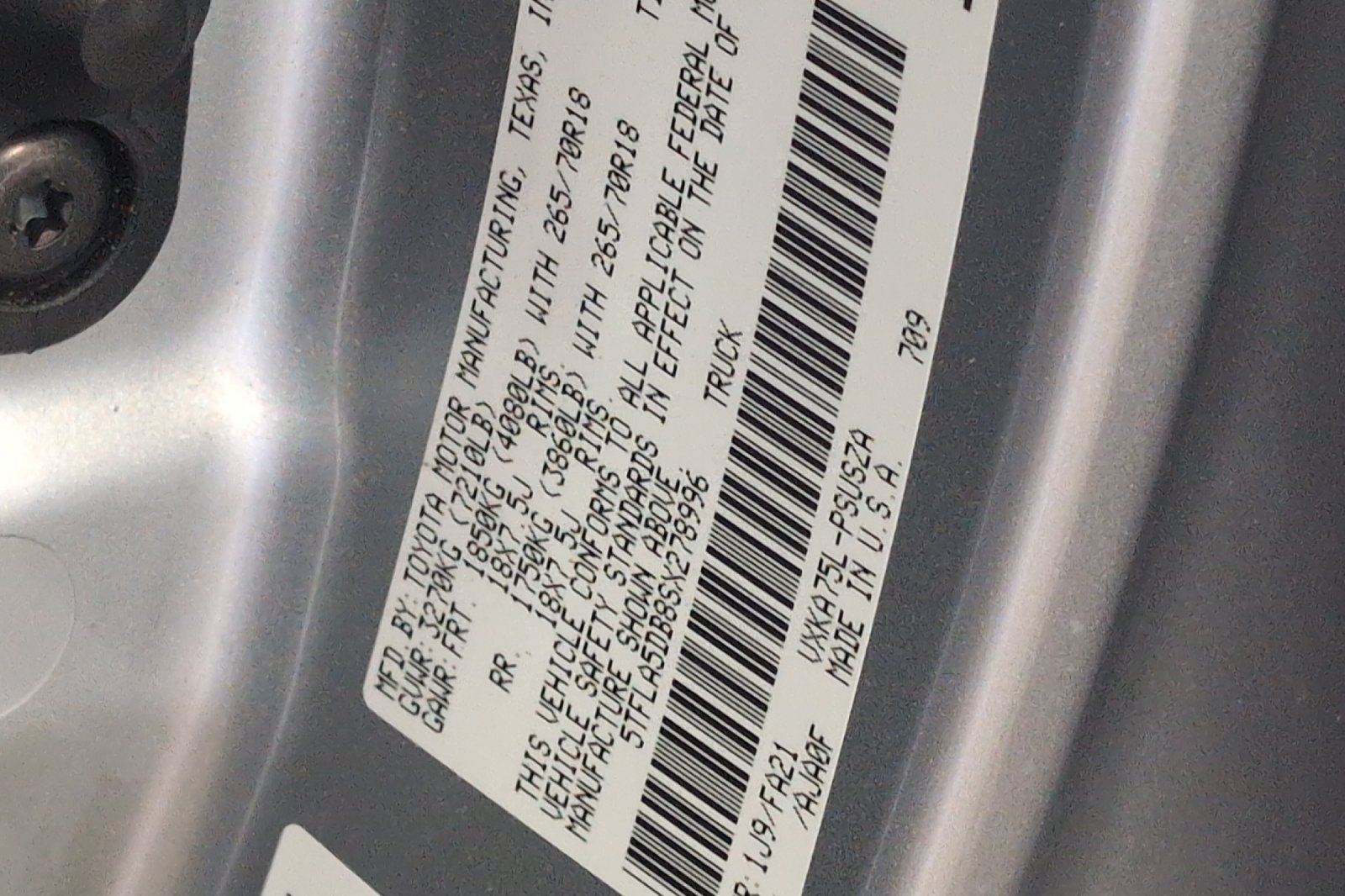 Used 2025 Silver Toyota SR5 image 30