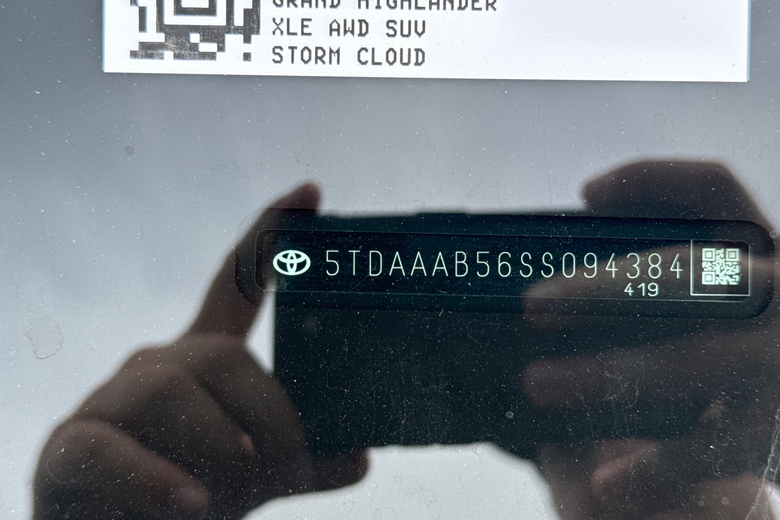 Certified Used 2025 Storm Cloud Toyota XLE image 3