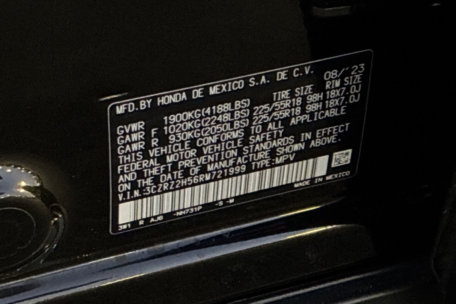 Used 2024 Crystal Black Pearl Honda Sport image 44