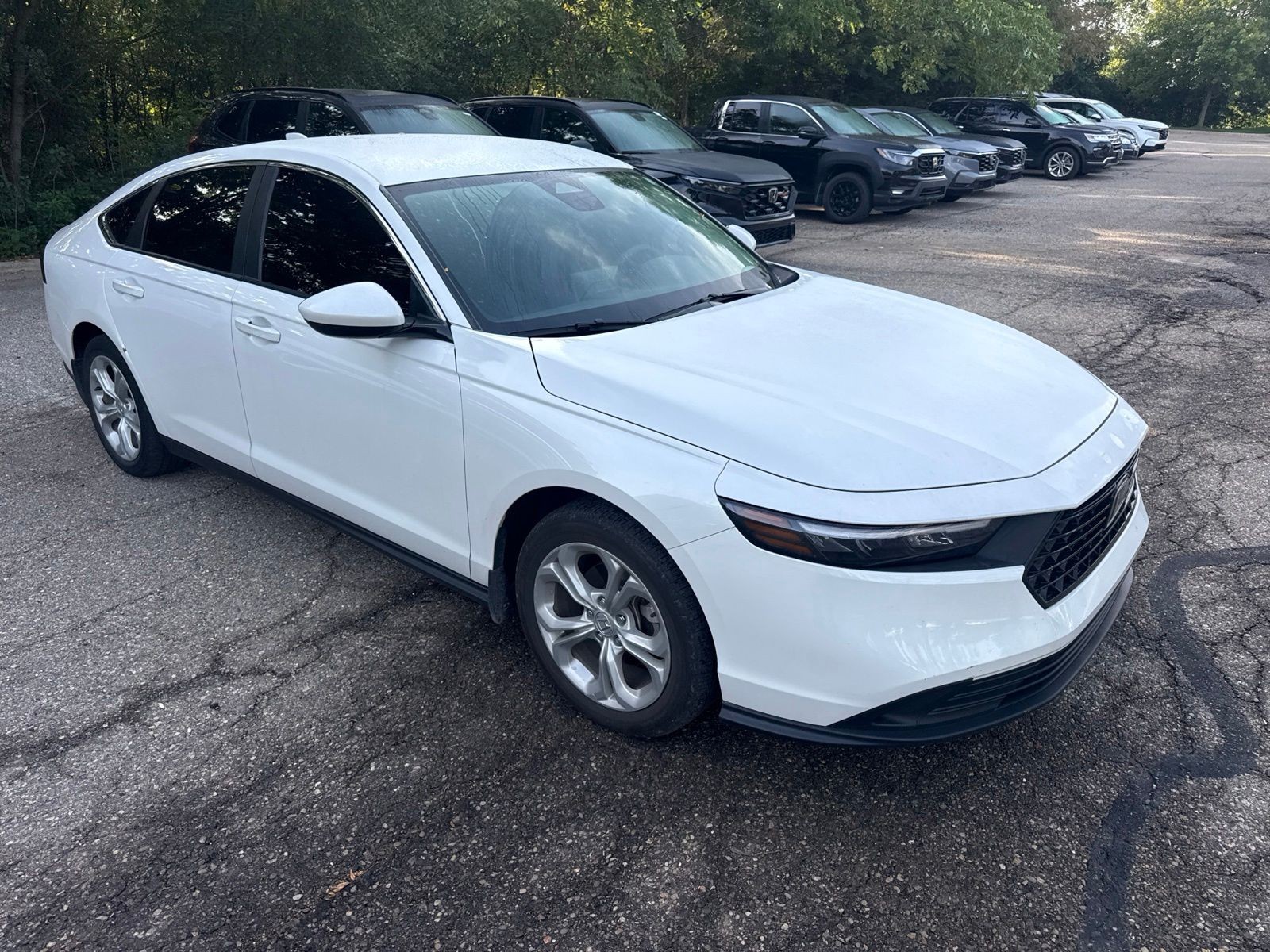 Certified Used 2024 Platinum White Pearl Honda LX image 6