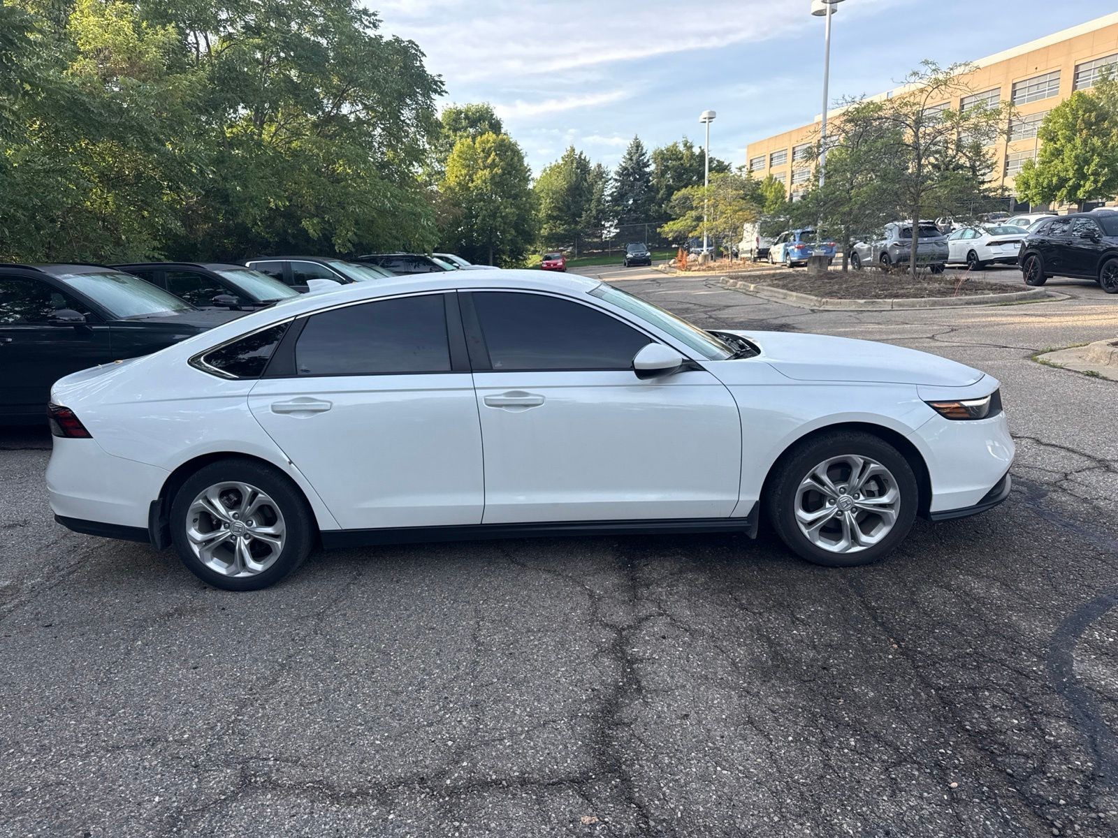 Certified Used 2024 Platinum White Pearl Honda LX image 7