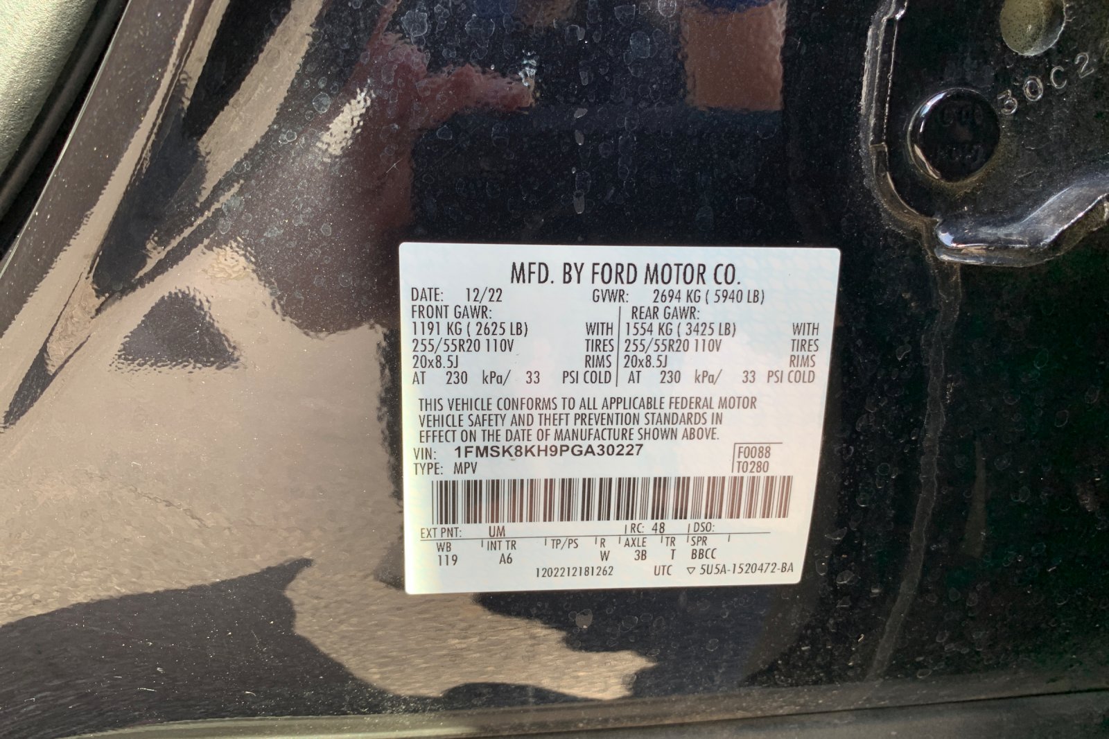 Used 2023 Black Metallic Ford ST-Line image 39