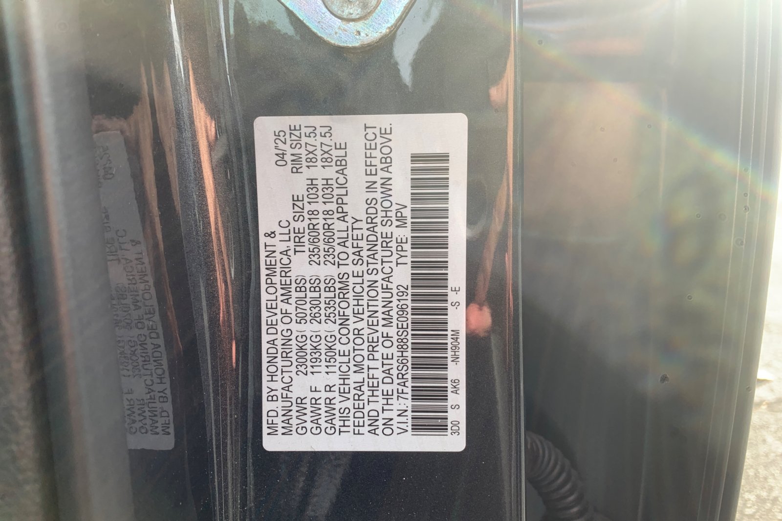 Certified Used 2025 Meteorite Gray Metallic Honda HYBRID AWD SPORT-L image 38