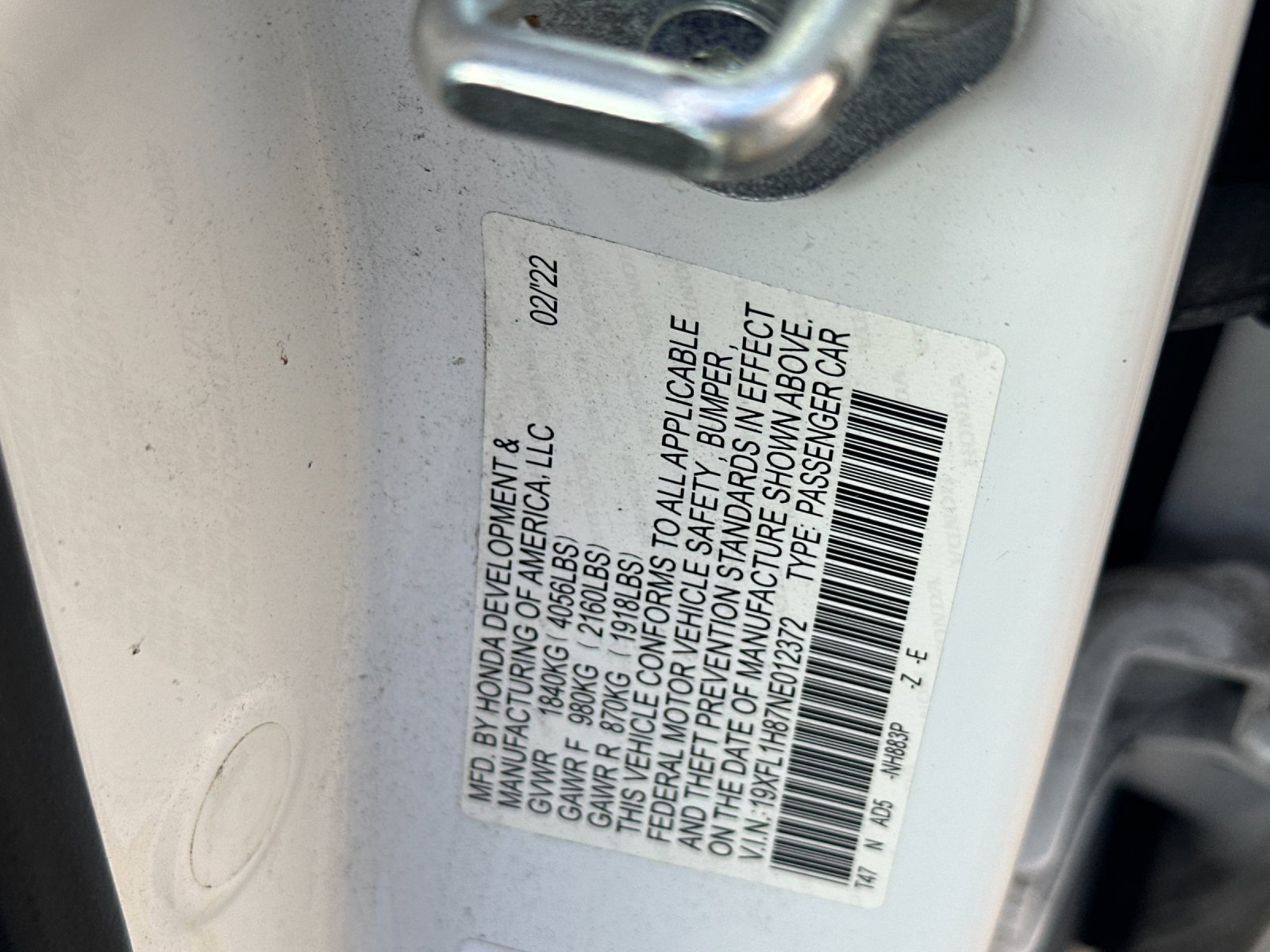 Used 2022 White Honda Sport Touring image 27