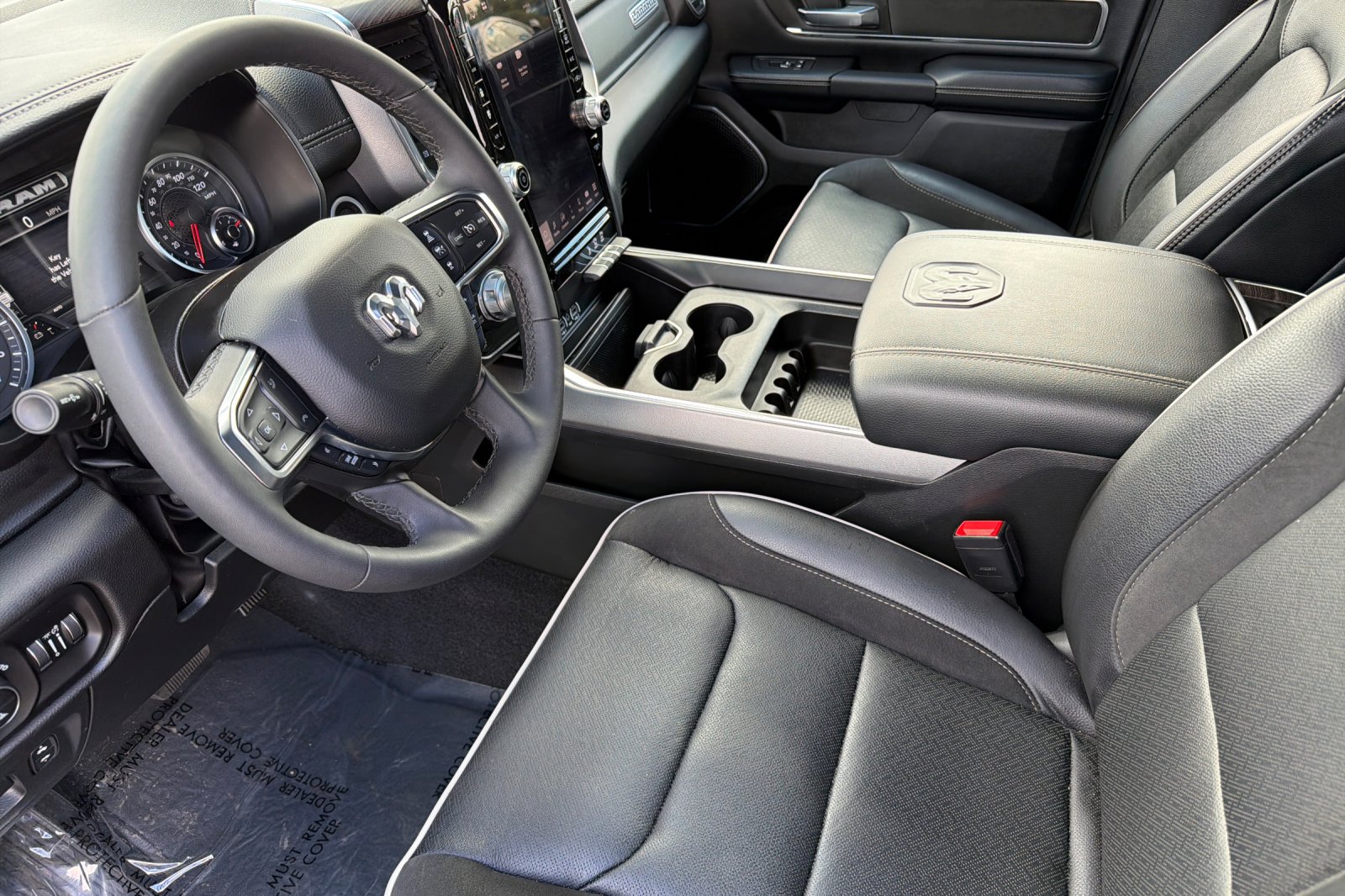 Used 2026 Bright White Clearcoat Ram Laramie image 8