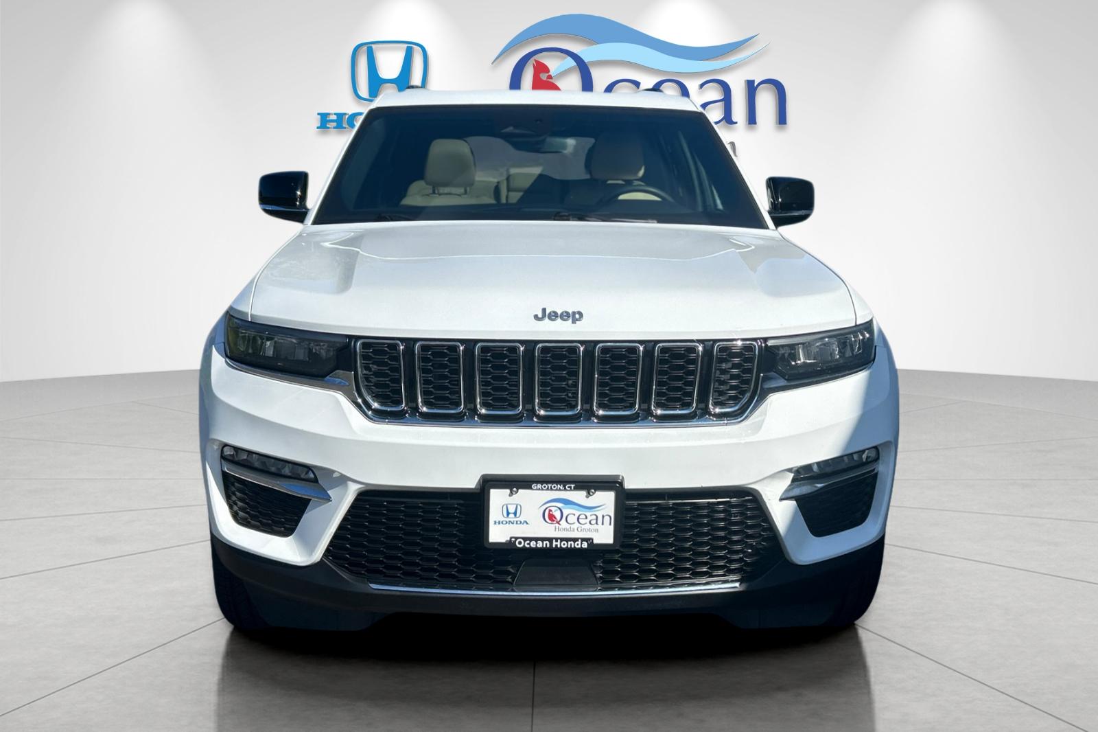 Used 2024 Bright White Clearcoat Jeep 4xe image 8