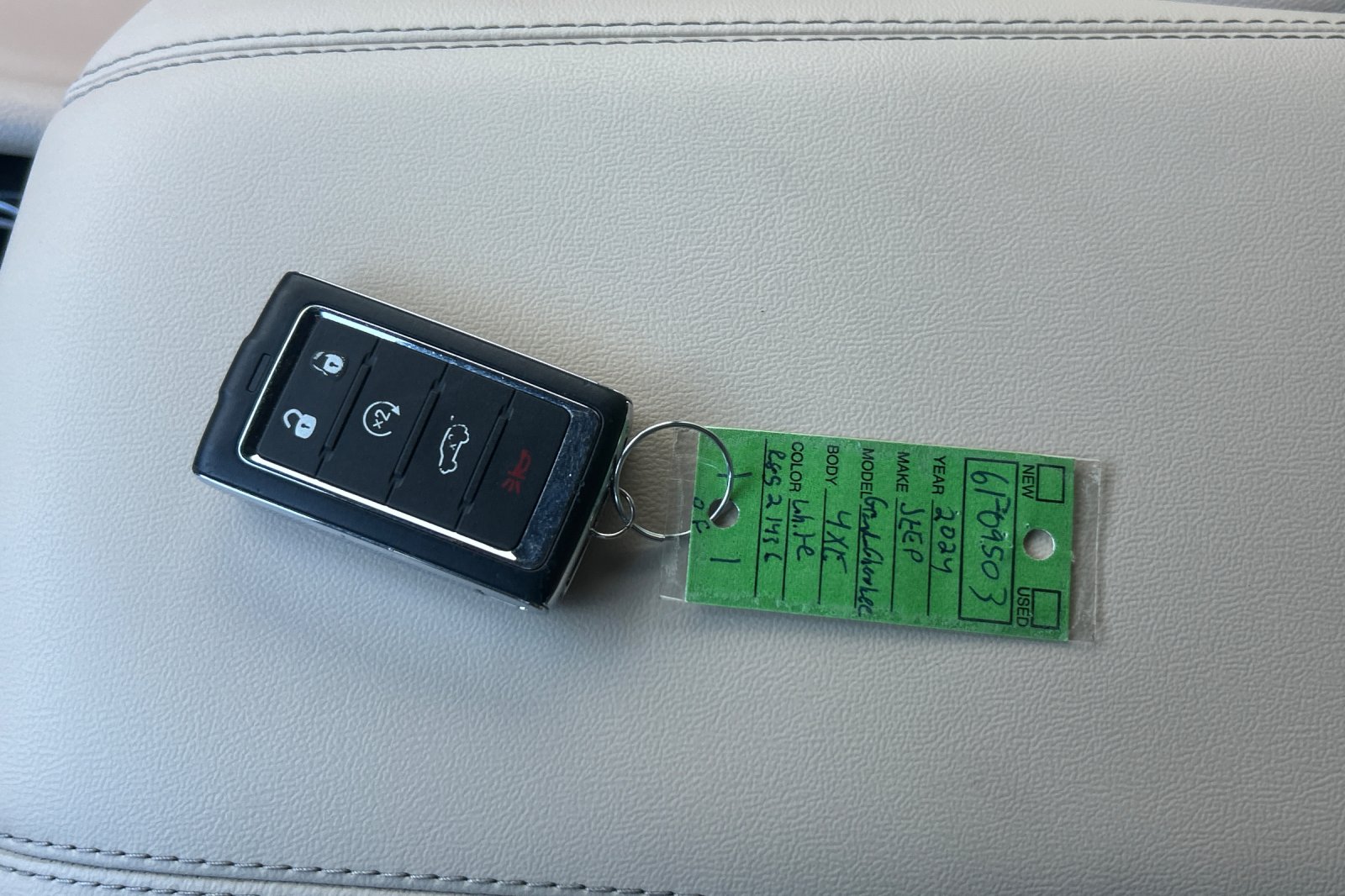 Used 2024 Bright White Clearcoat Jeep 4xe image 28