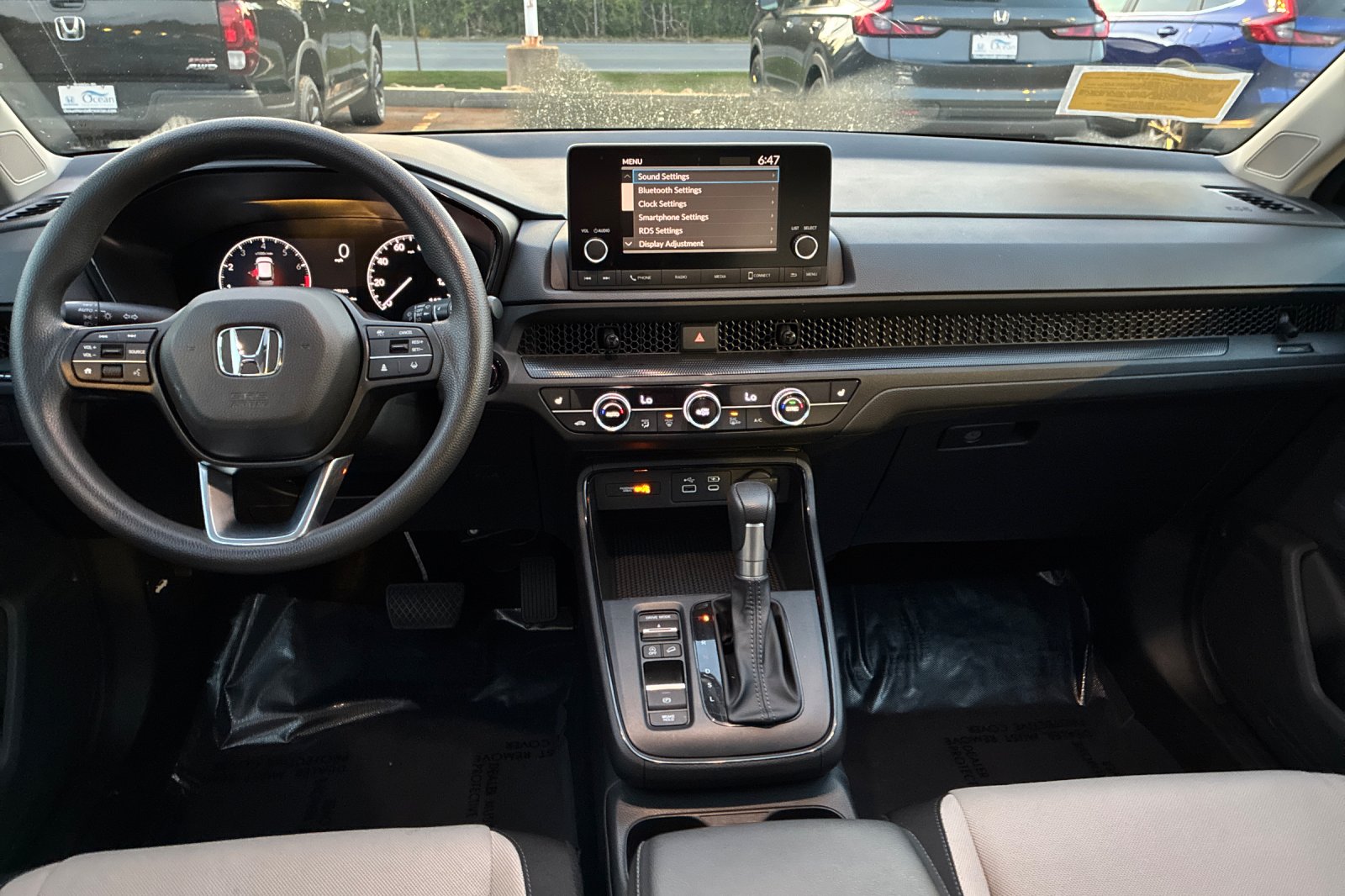 Used 2025 Crystal Black Pearl Honda EX image 16