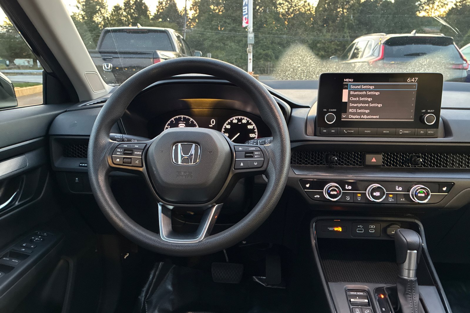 Used 2025 Crystal Black Pearl Honda EX image 17