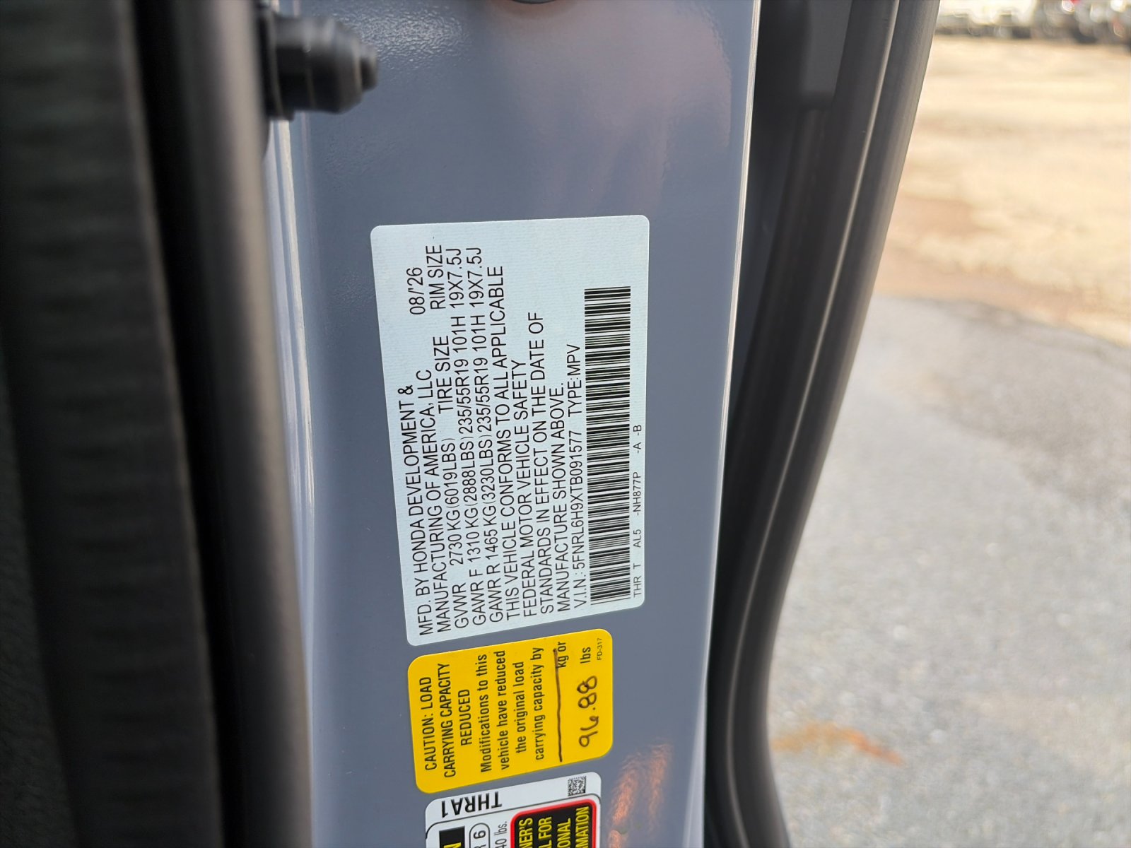 New 2026 Sonic Gray Pearl Honda Elite image 36