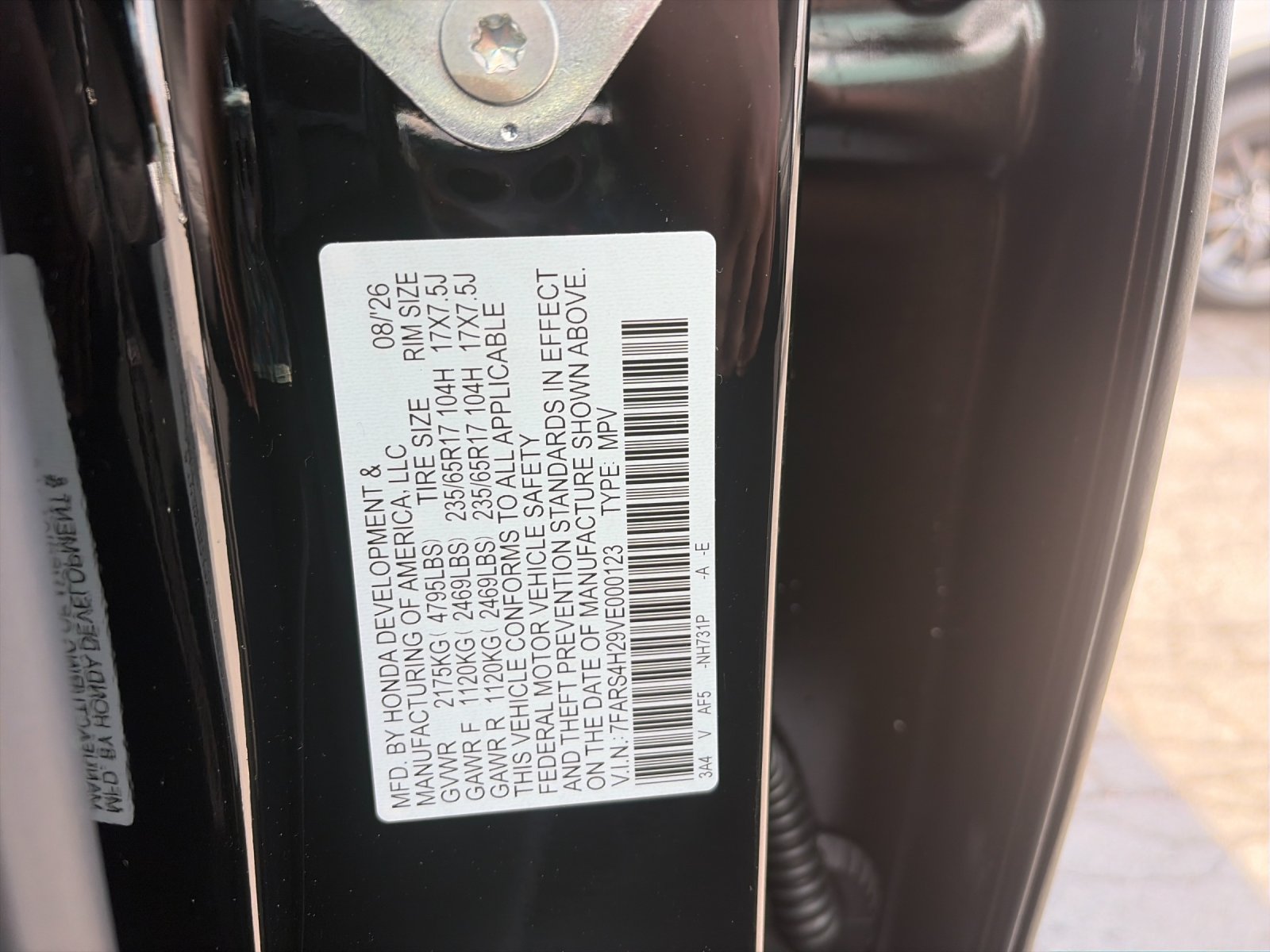 New 2027 Crystal Black Pearl Honda LX AWD image 33