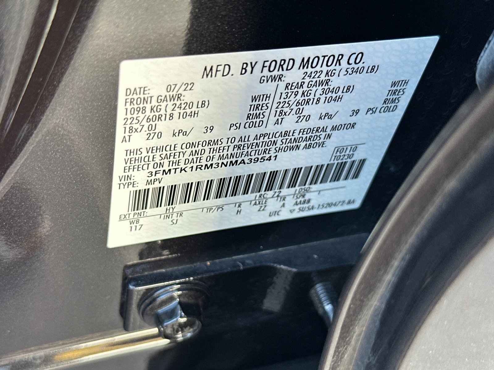 Certified Used 2022 Dark Matter Gray Metallic Ford Select image 27