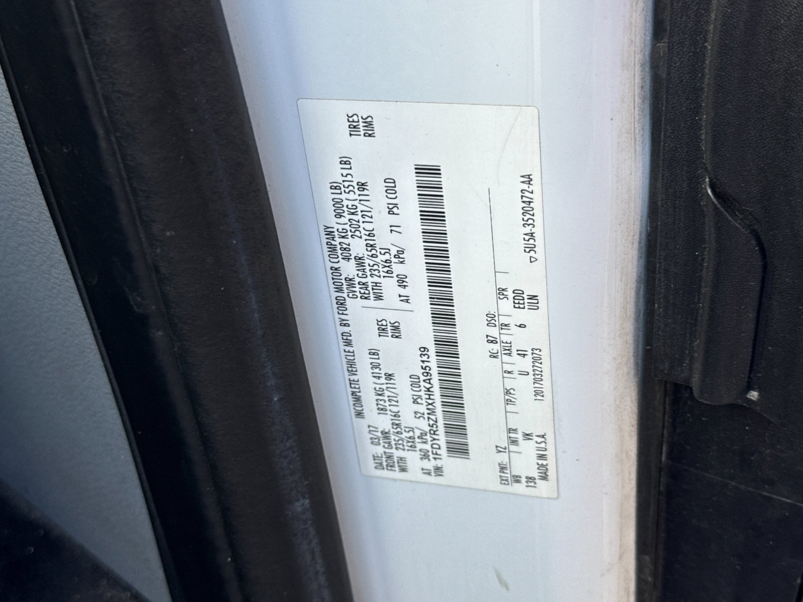 Used 2017 White Ford Base image 24
