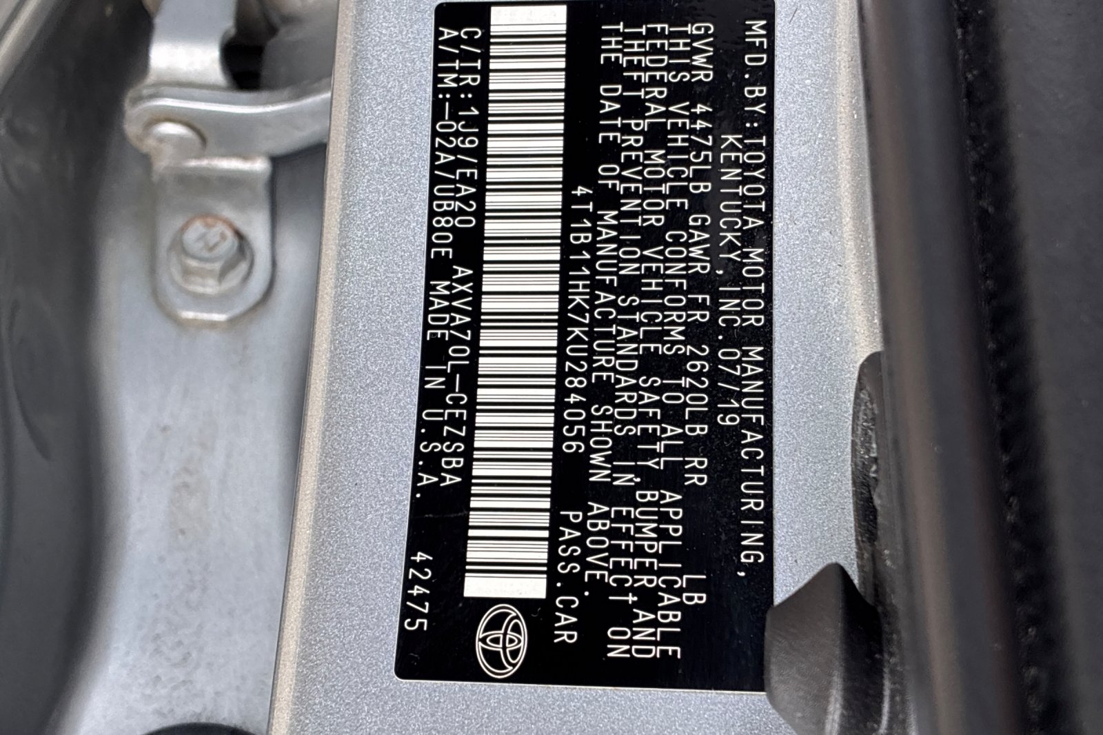 Used 2019 Celestial Silver Metallic Toyota SE image 20