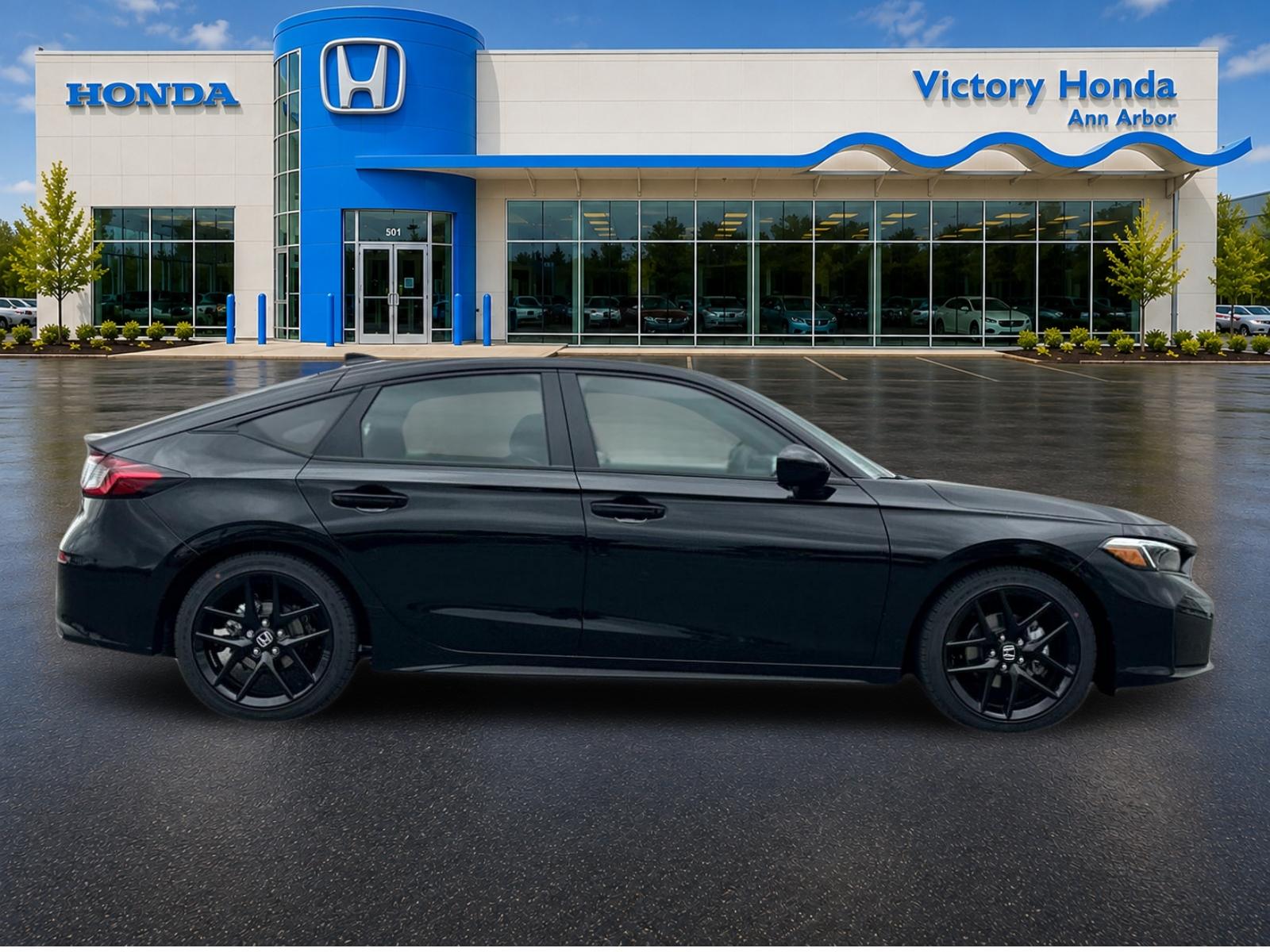 New 2026 Crystal Black Pearl Honda FWD Sport image 4