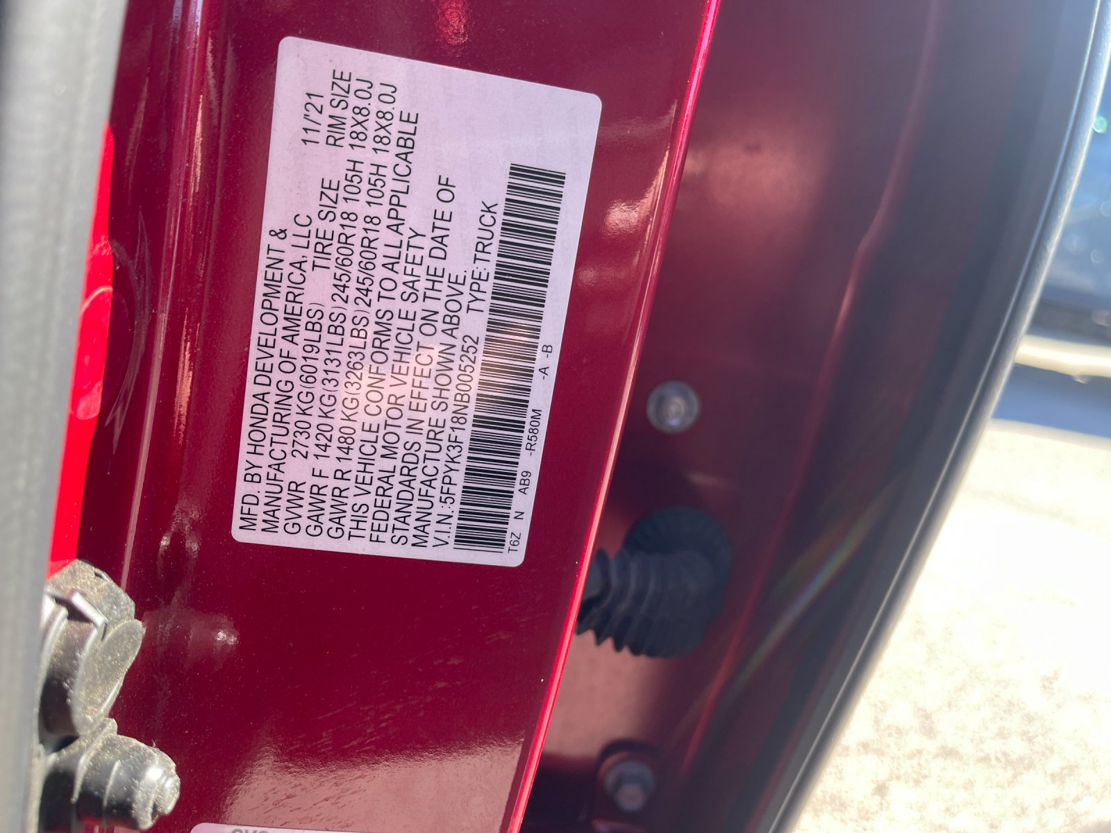 Used 2022 Red Honda Sport image 35