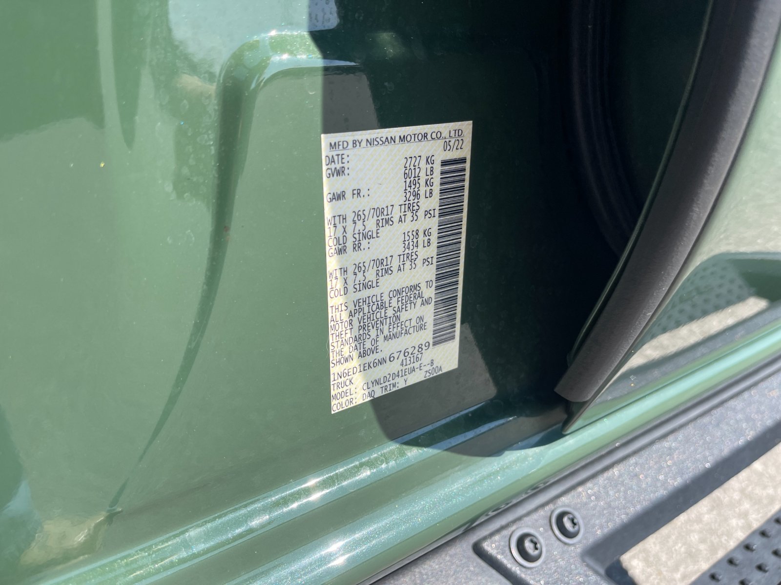 Used 2022 Green Nissan PRO-4X image 33