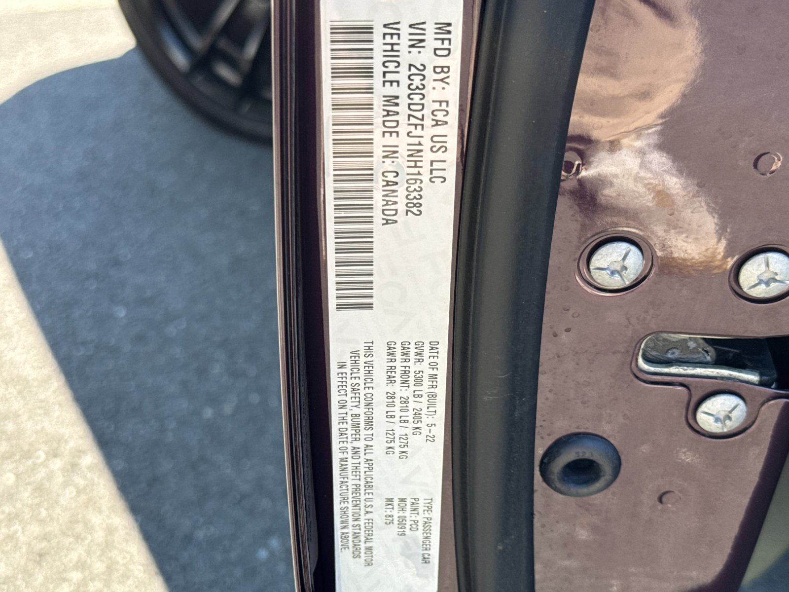 Used 2022 Purple Dodge R/T Scat Pack image 27
