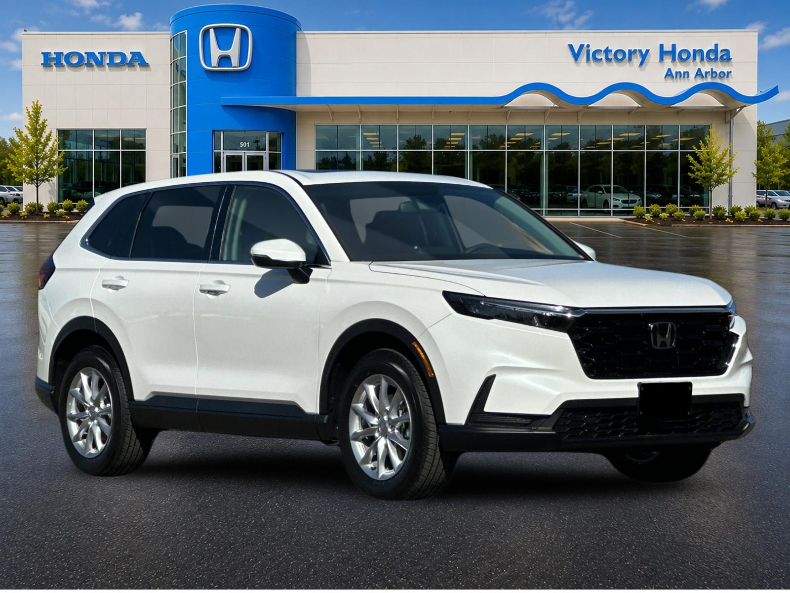 New 2027 Platinum White Pearl Honda EX AWD image 3