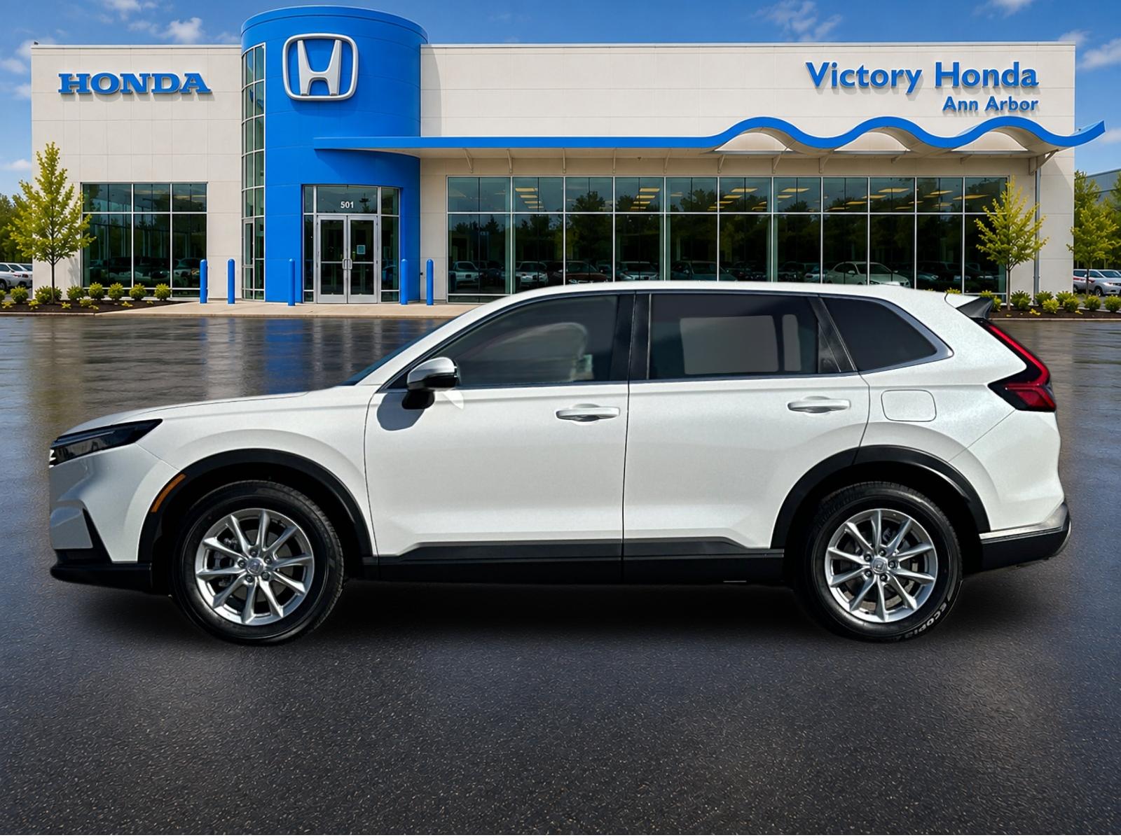 New 2027 Platinum White Pearl Honda EX AWD image 8