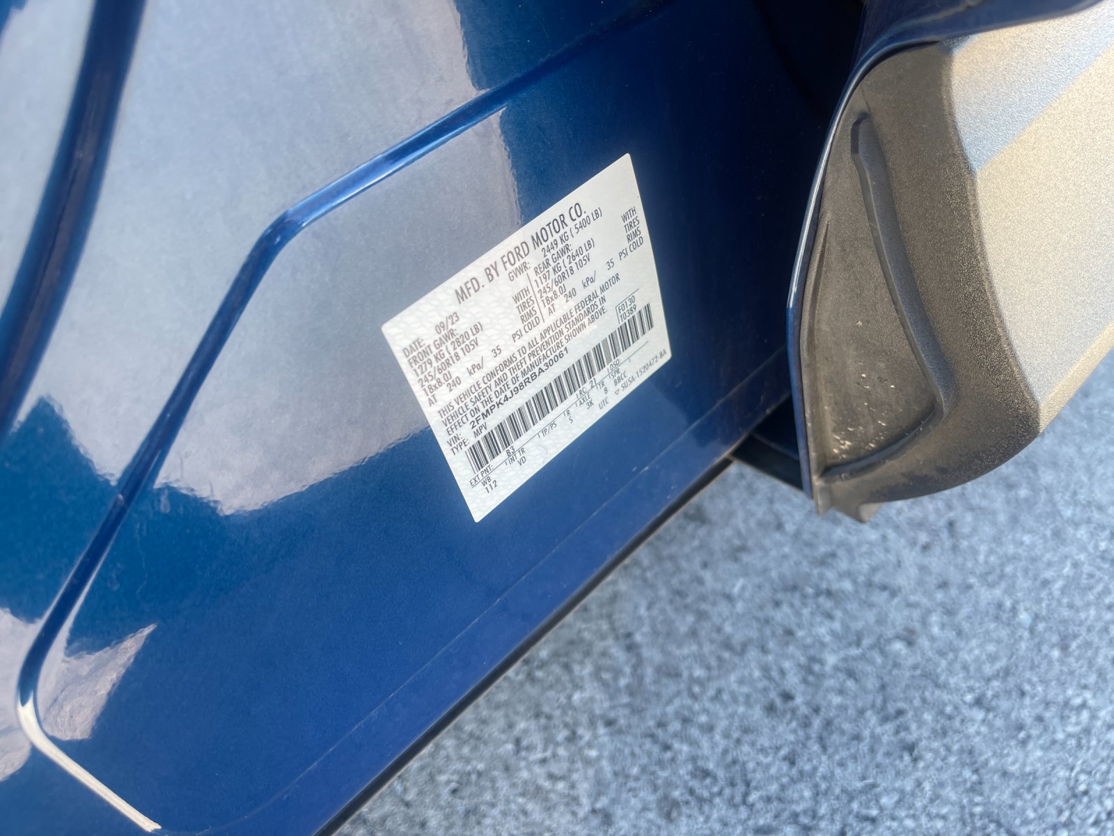 Used 2024 Blue Ford SEL image 34