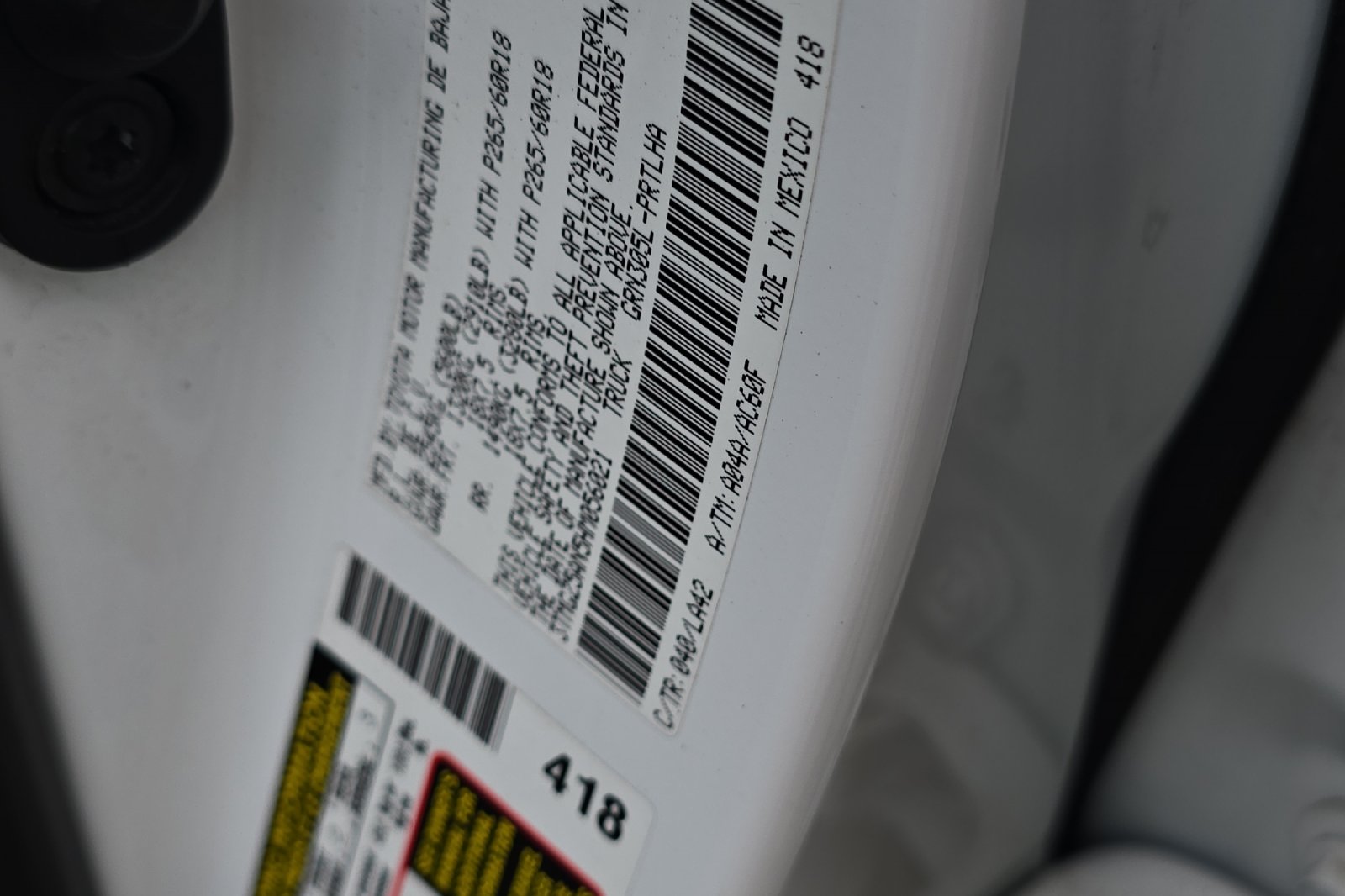 Used 2017 White Toyota Limited image 12