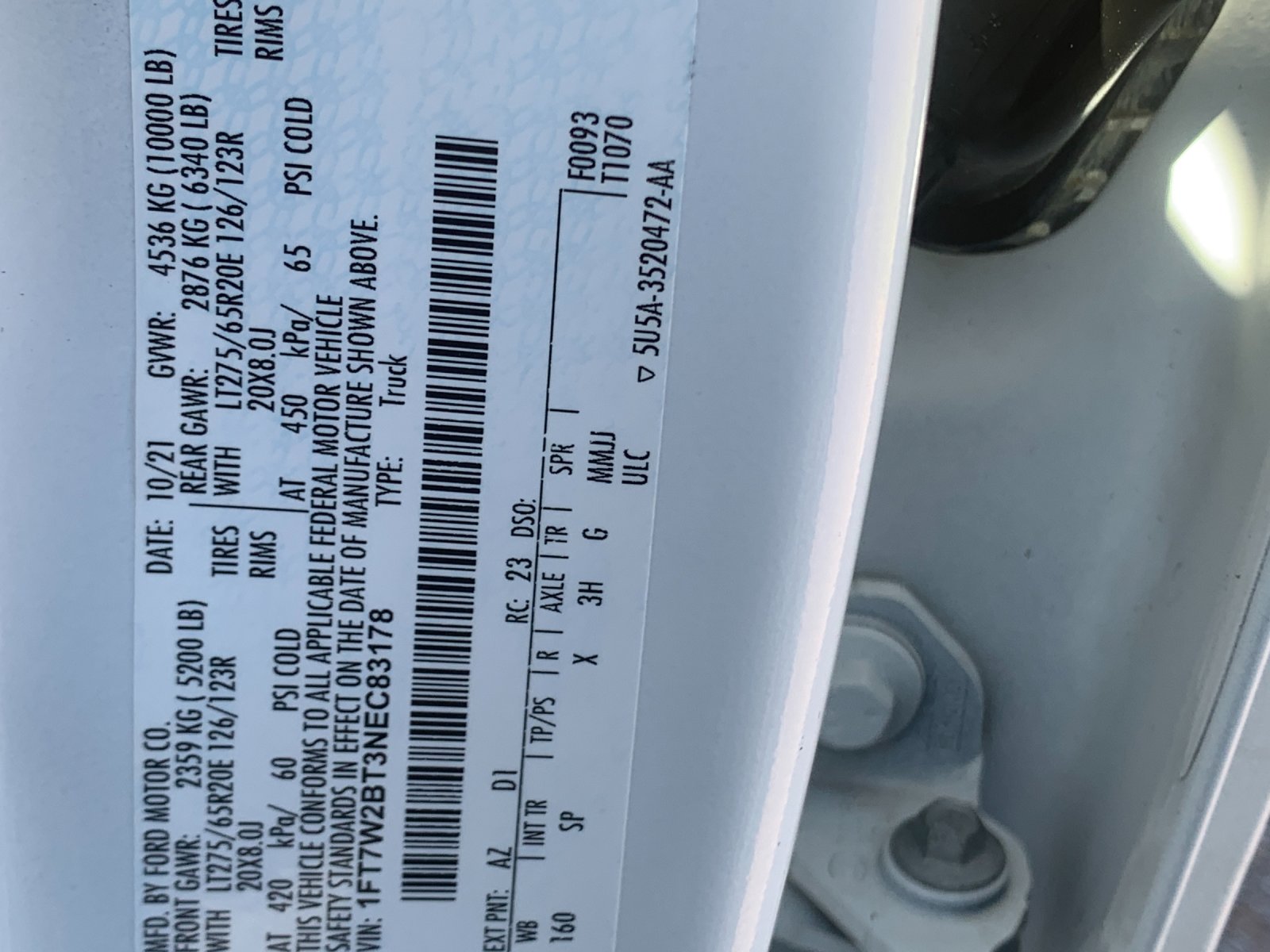 Used 2022 White Metallic Ford King Ranch image 34
