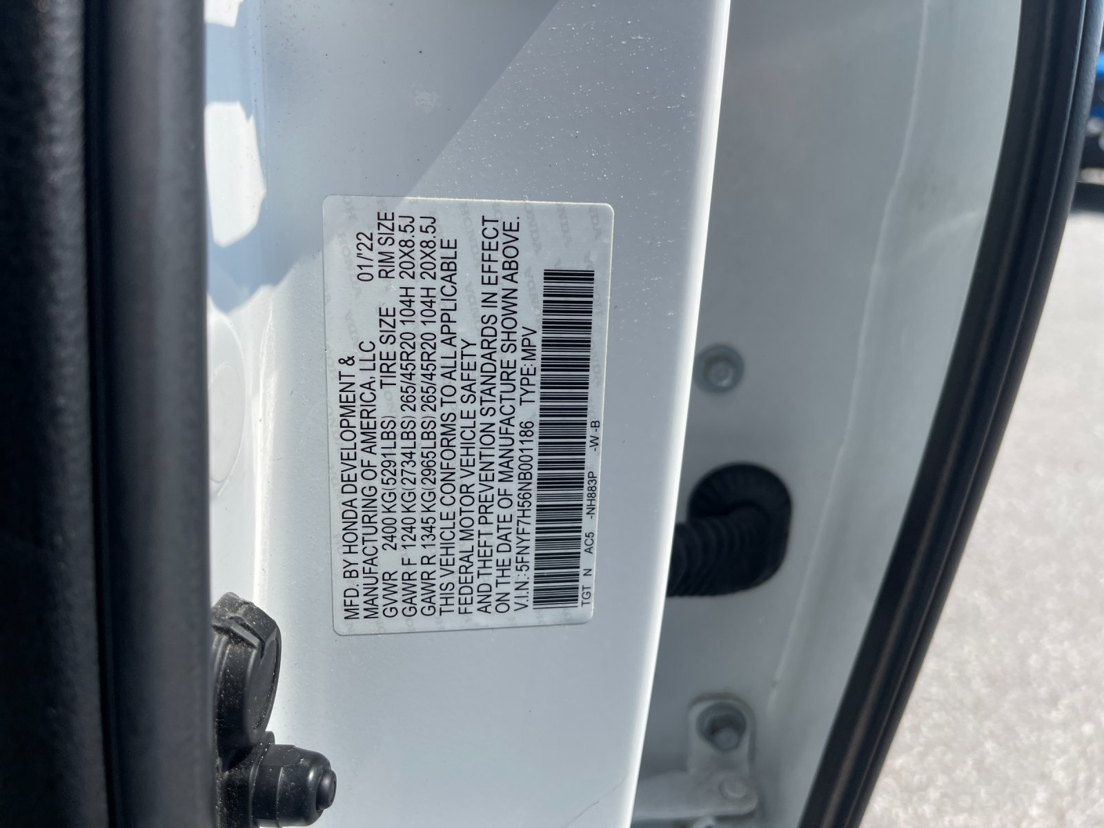 Used 2022 White Honda EX-L image 34