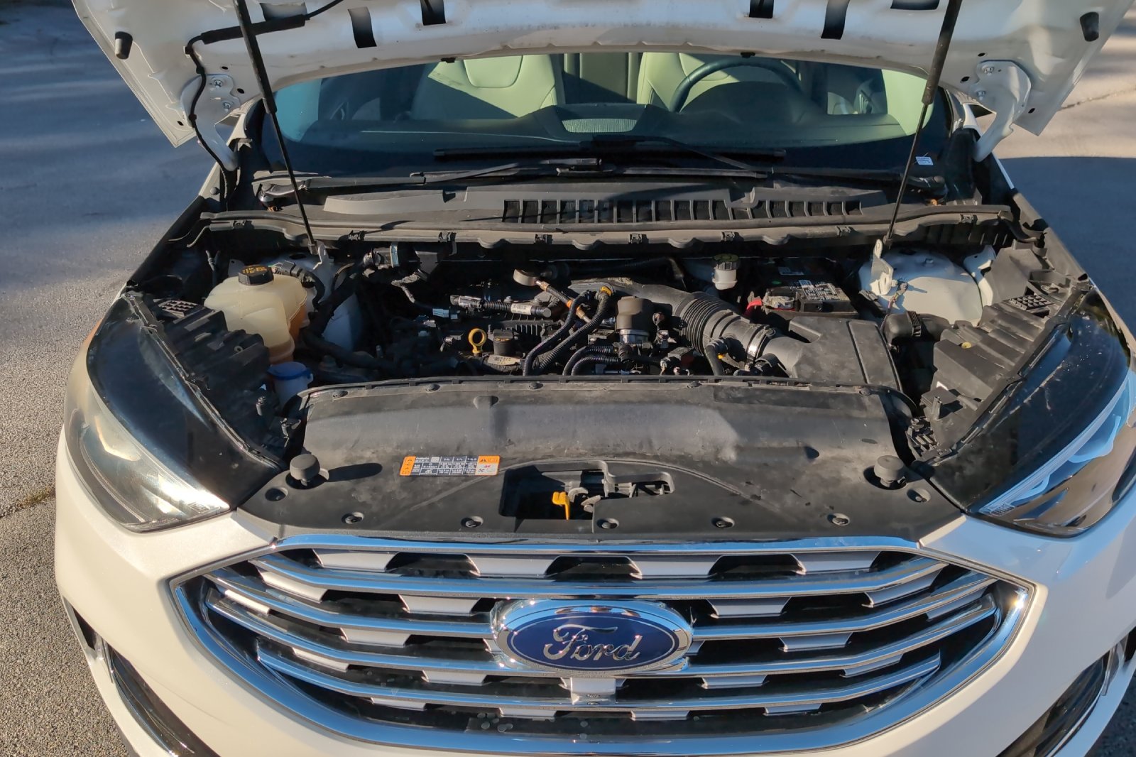 Used 2020 White Ford Titanium image 30