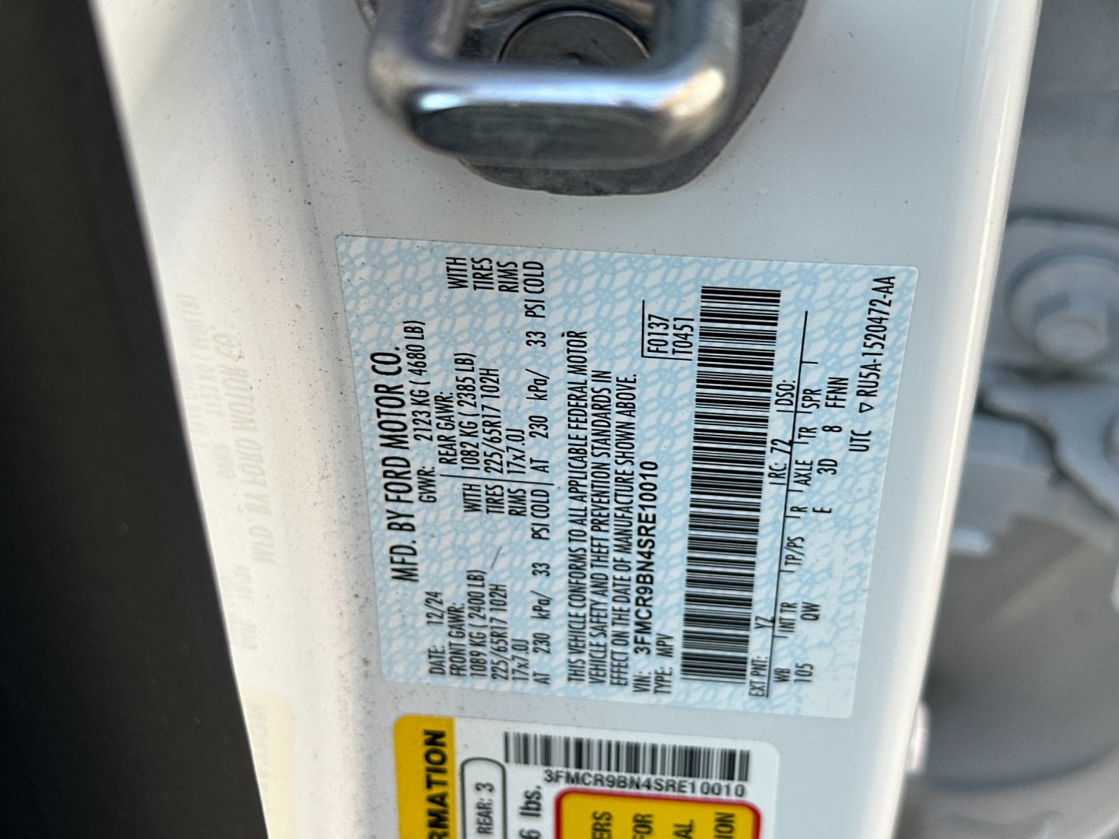 Used 2025 White Ford Big Bend image 27