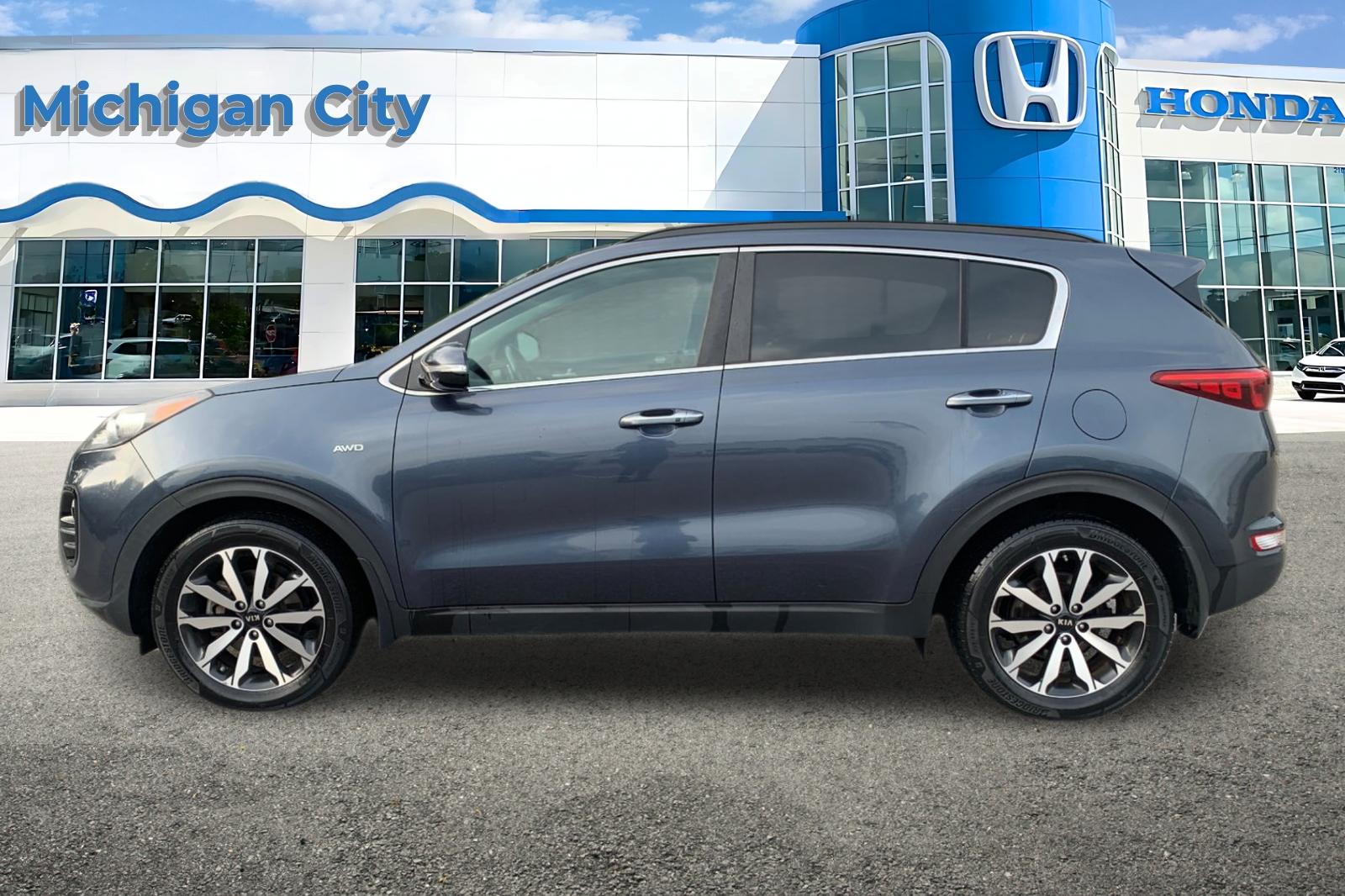 Used 2018 Pacific Blue Kia EX image 2