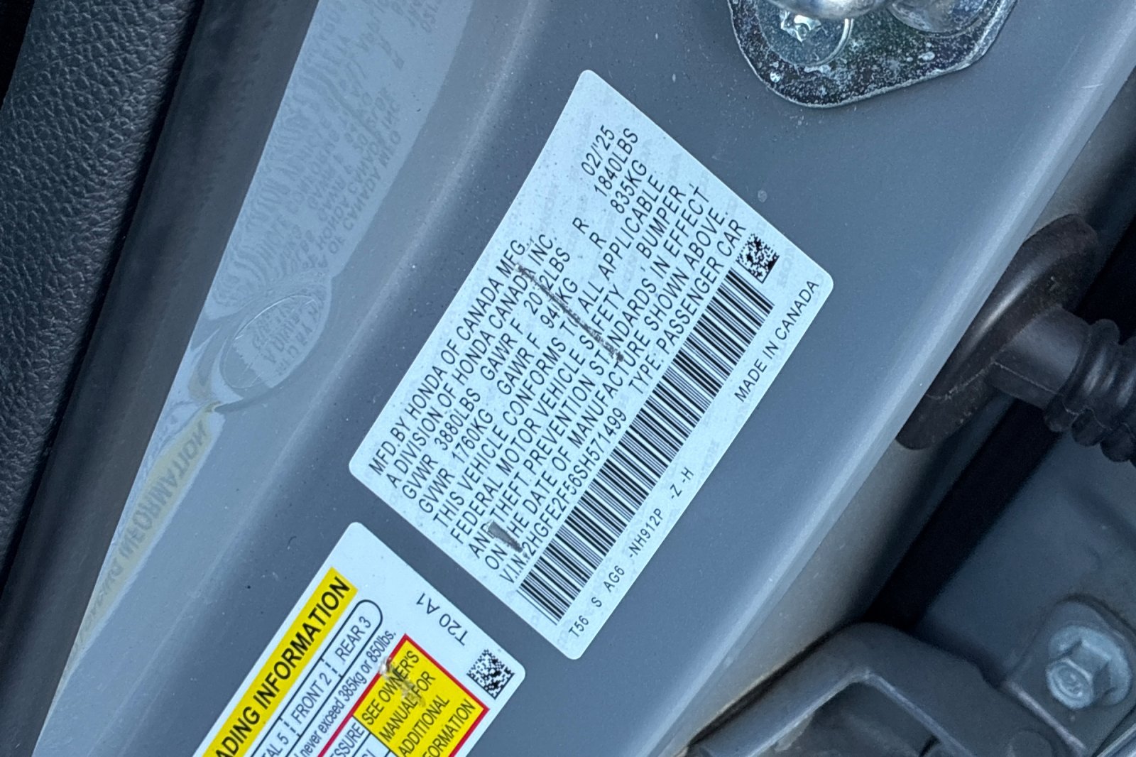 Used 2025 Urban Gray Pearl Honda Sport image 43