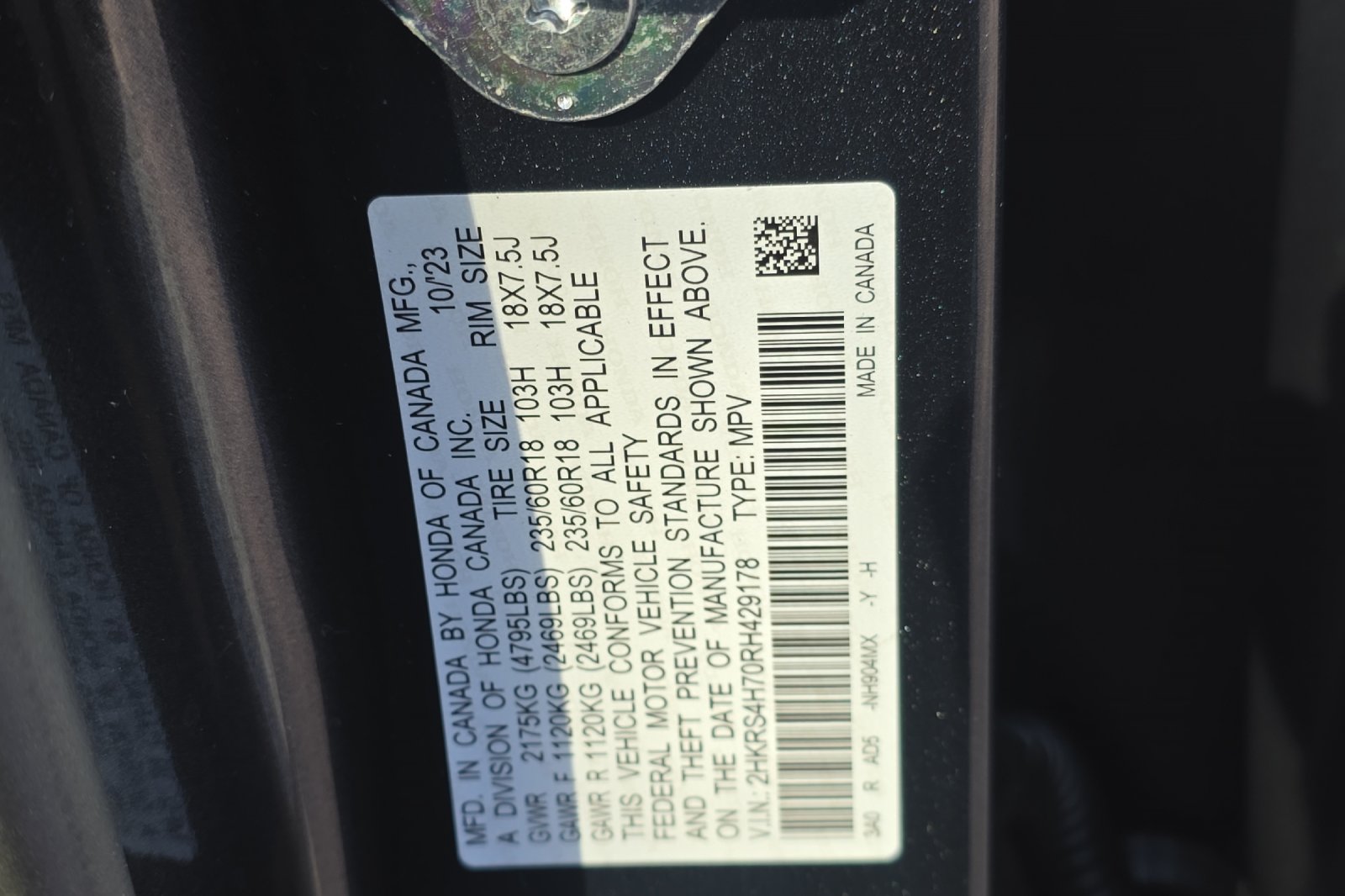 Used 2024 Meteorite Gray Metallic Honda EX-L image 26
