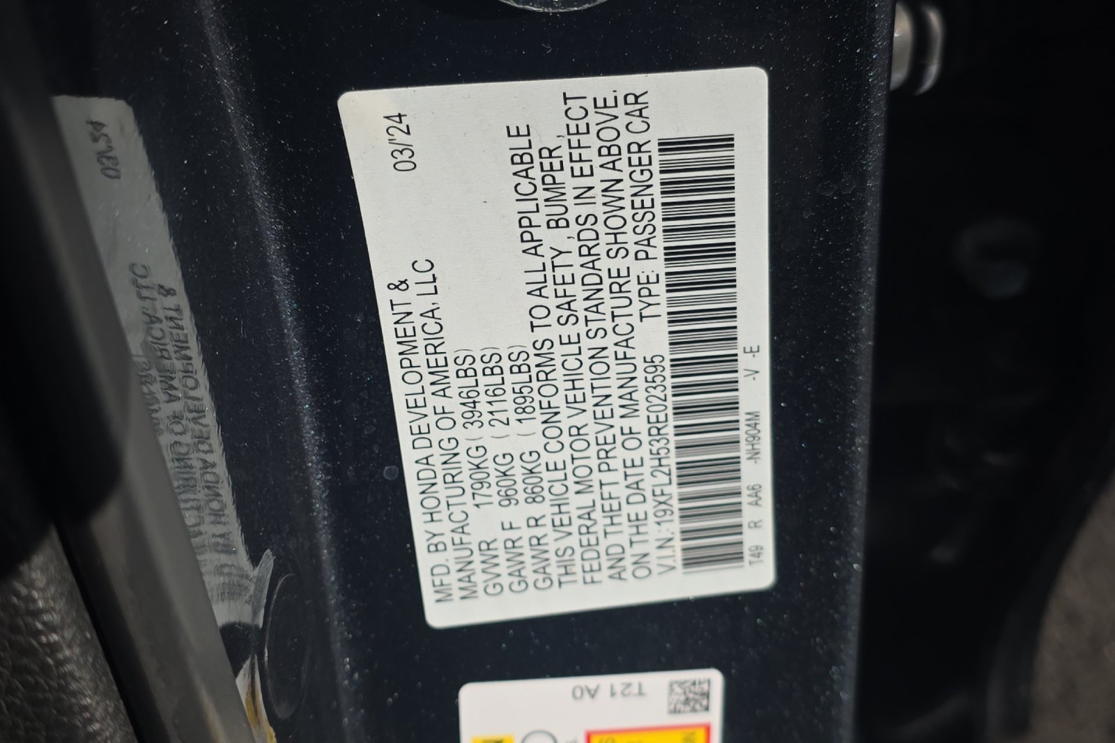 Used 2024 Meteorite Gray Metallic Honda LX image 24