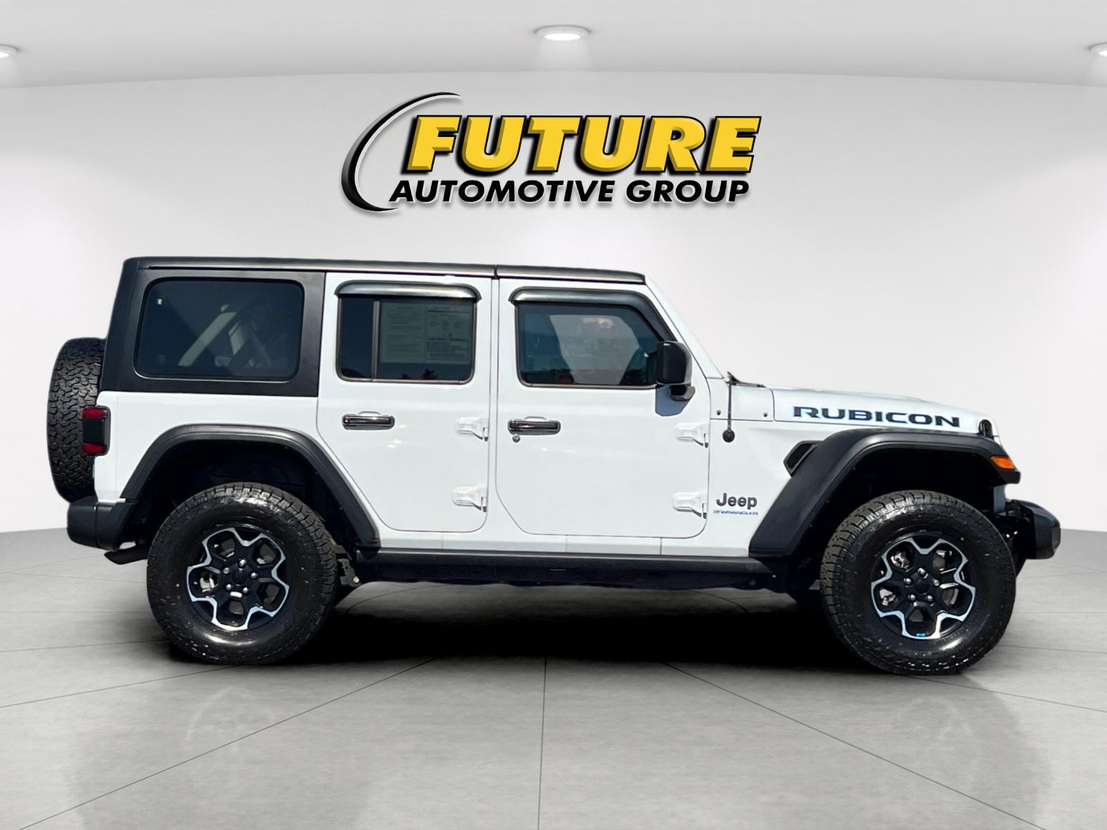 Used 2023 White Jeep Rubicon 4xe image 2