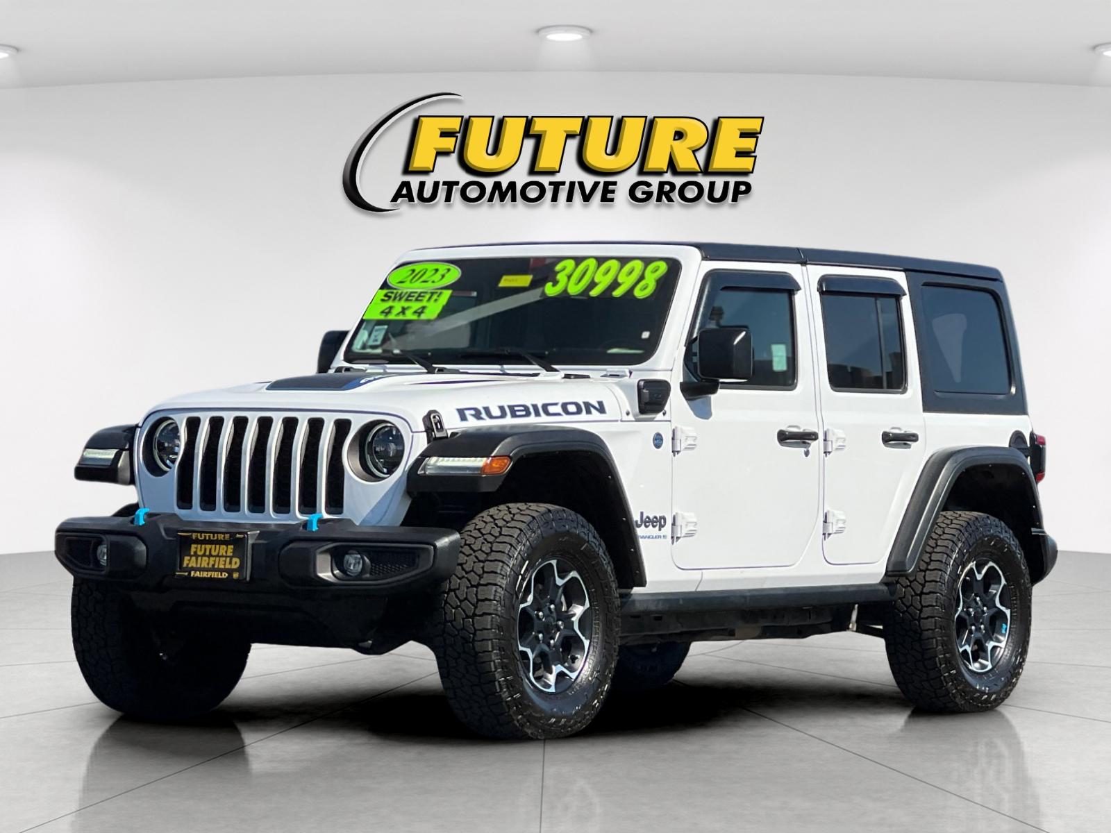 Used 2023 White Jeep Rubicon 4xe image 7