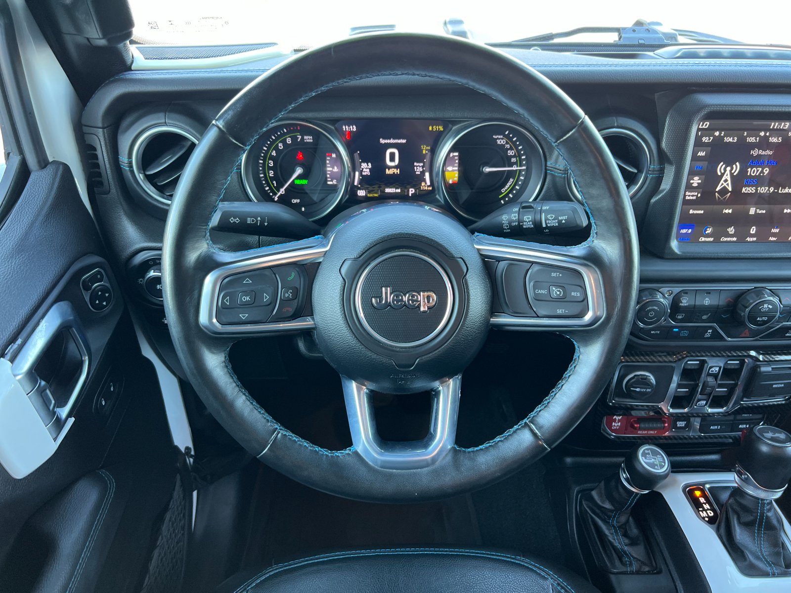 Used 2023 White Jeep Rubicon 4xe image 13