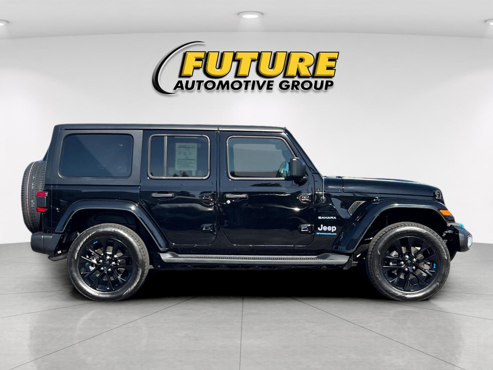 Used 2023 Black Jeep Sahara 4xe image 2