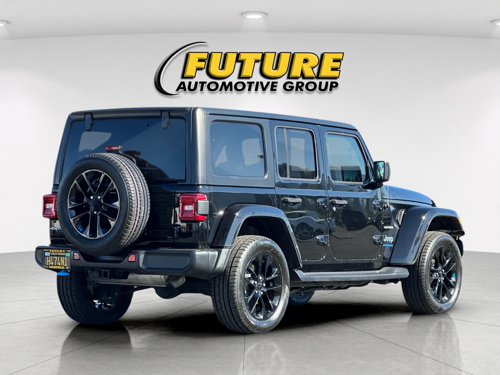 Used 2023 Black Jeep Sahara 4xe image 3