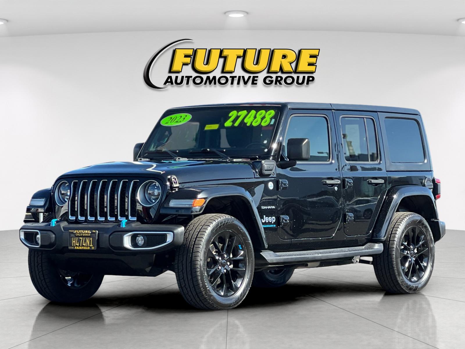 Used 2023 Black Jeep Sahara 4xe image 7
