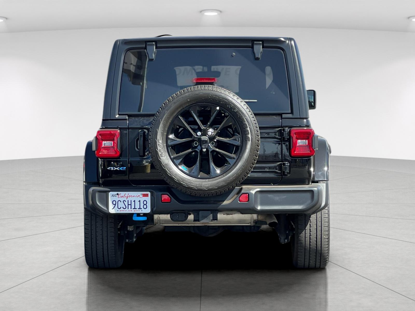 Used 2022 Black Jeep Unlimited Sahara 4xe image 4