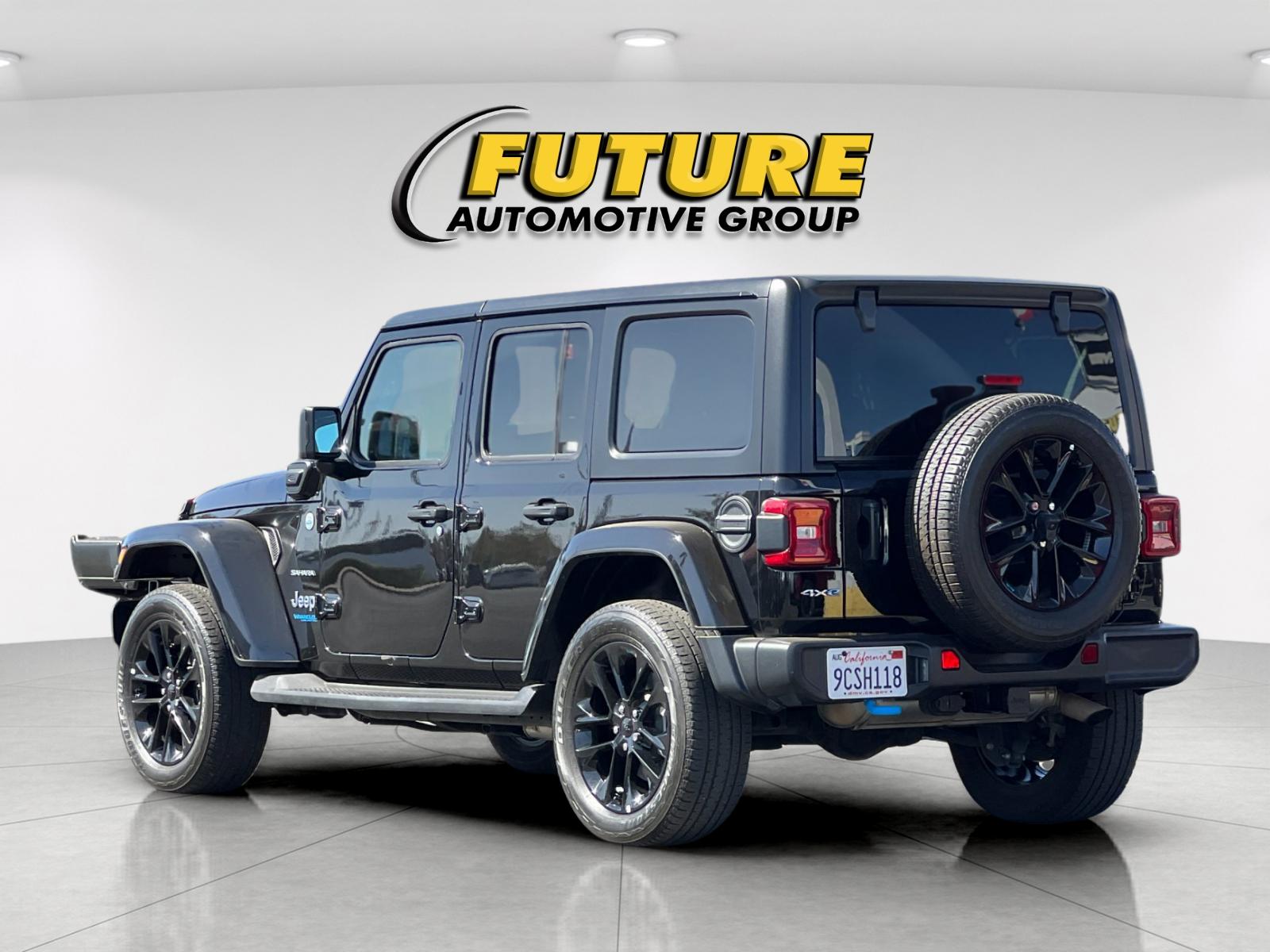 Used 2022 Black Jeep Unlimited Sahara 4xe image 5