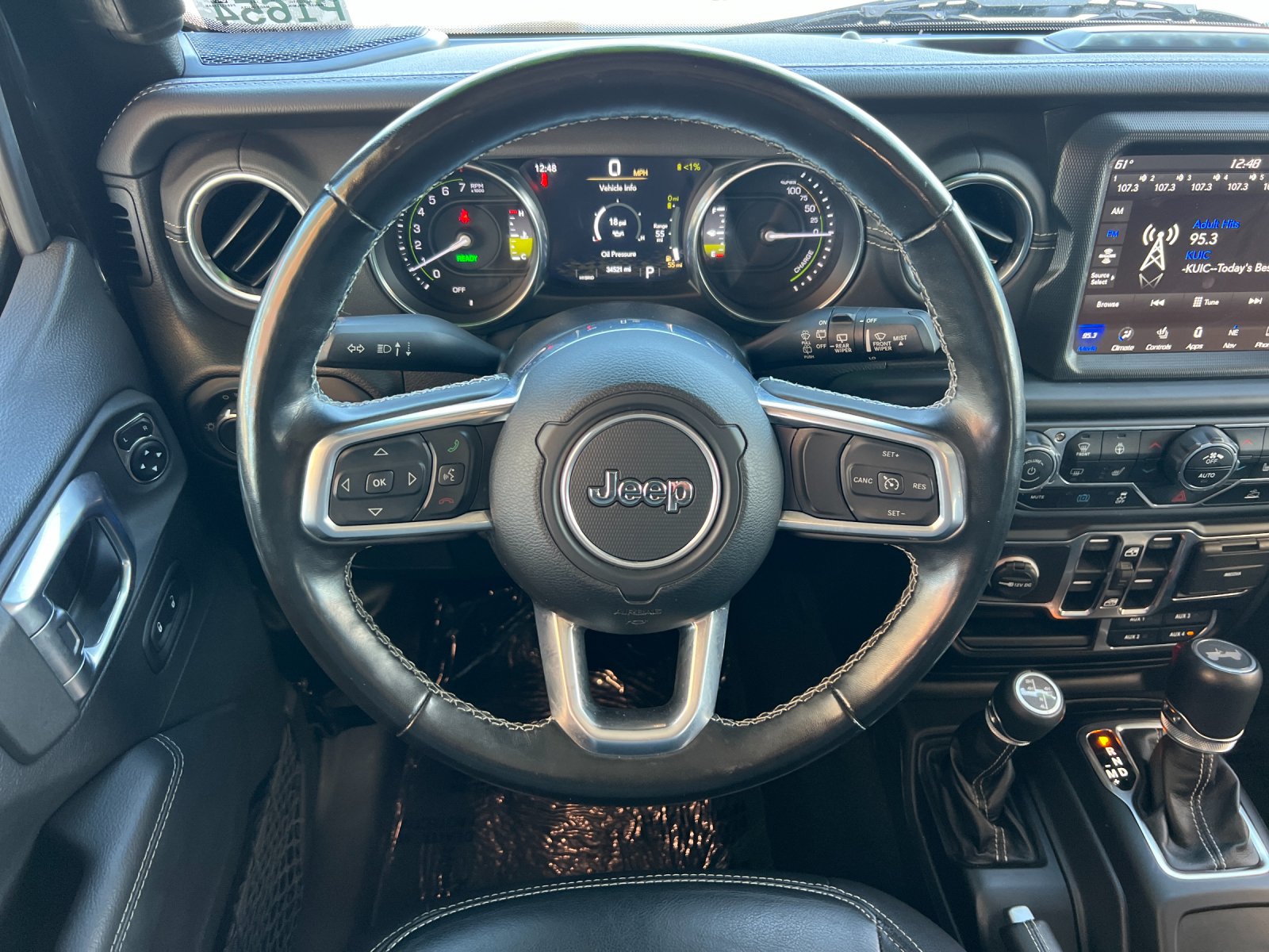 Used 2022 Black Jeep Unlimited Sahara 4xe image 13